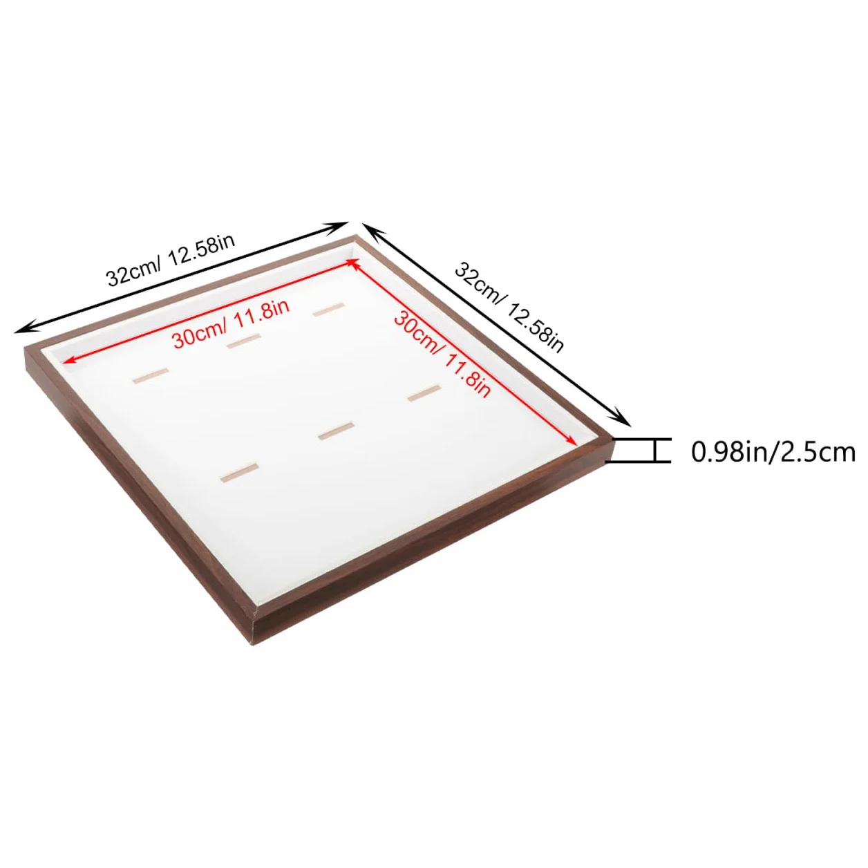 TOPBATHY Présentoir À Médailles 3D Grande Capacité Cadre Pour Médailles Marathon 12.60 Pouces