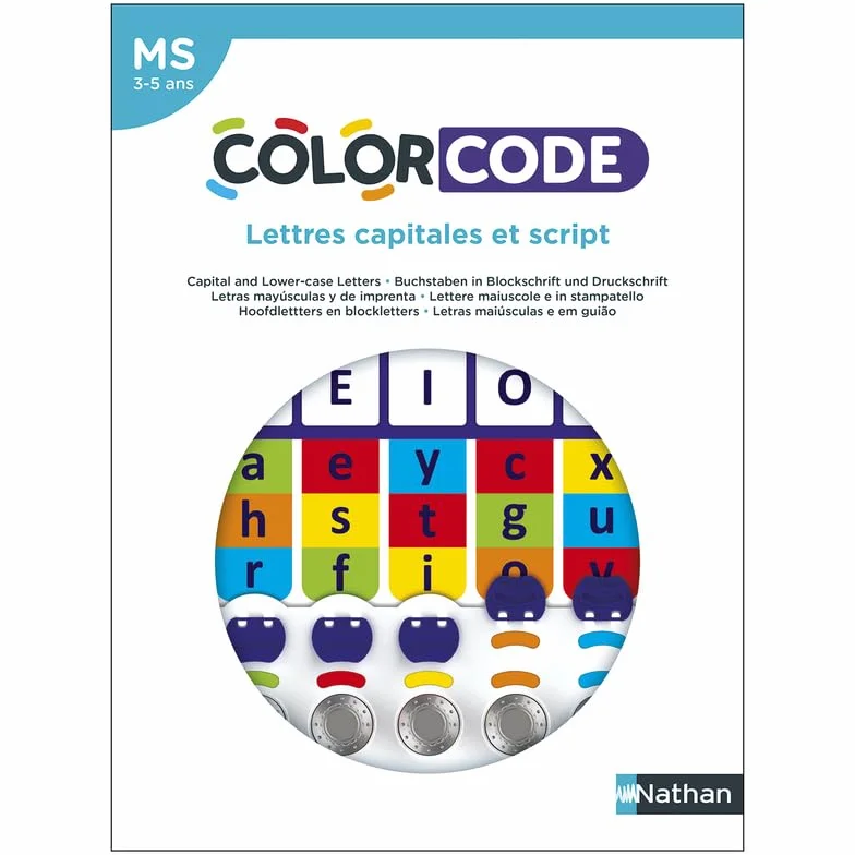 COLORCODE Lettres capitales et script