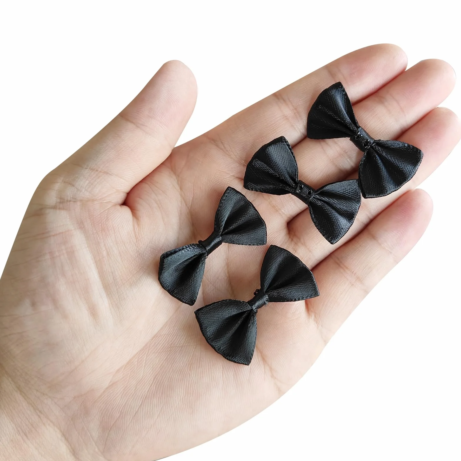 Mini Nœud Papillon Multicolore 3.8 x 2.5cm Satin Artisanat Bricolage Couture Mariage