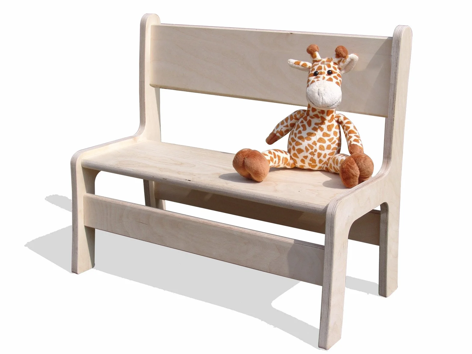 Banc pour enfant naturel stable