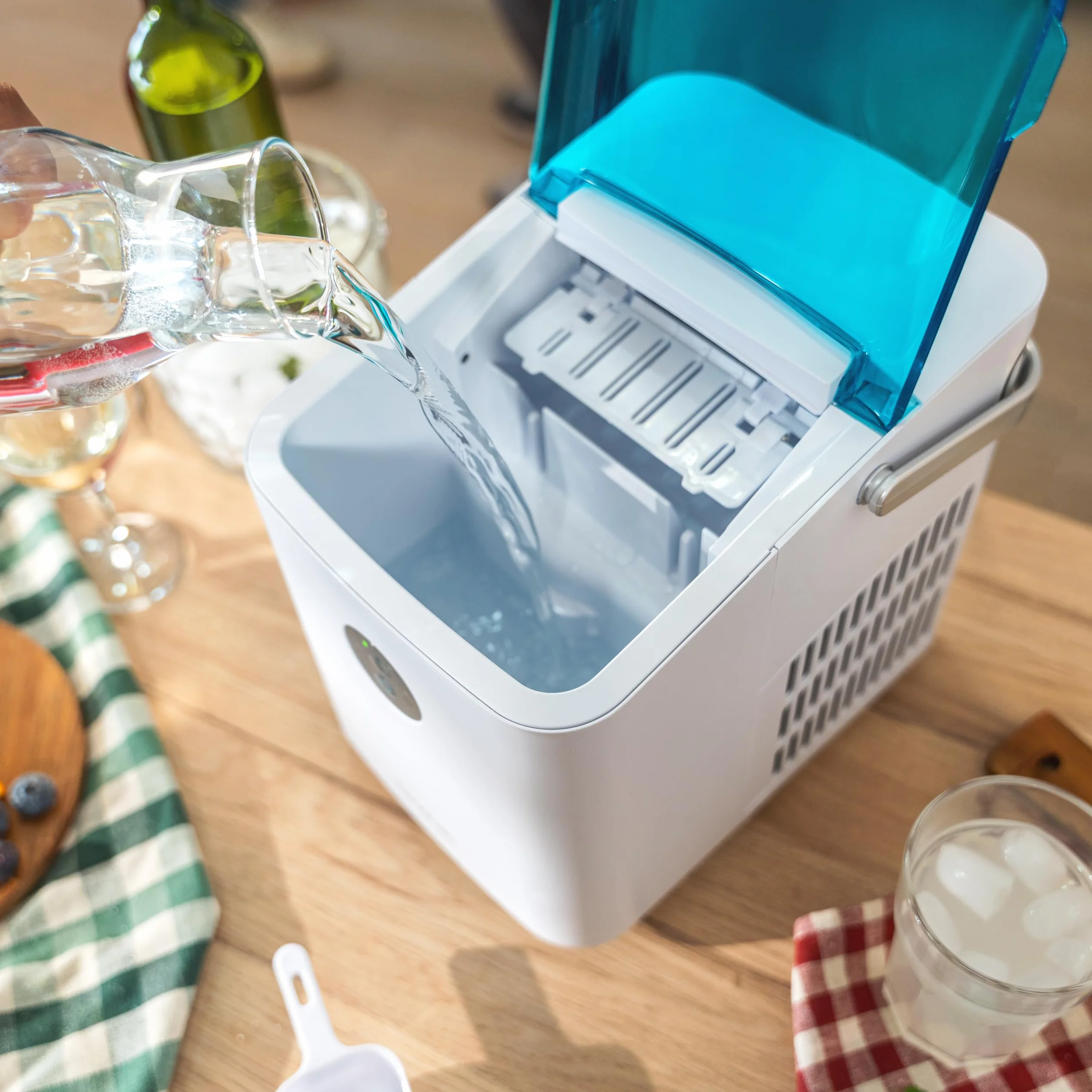 Cecotec Ice Maker Chillin' Ice 1200 Go 120W, 12 kg/24h, 2 Tailles de Cubes