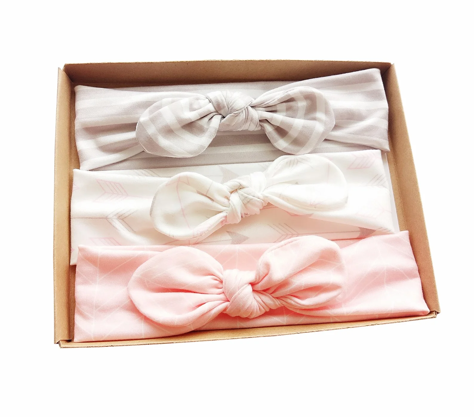 Bandeaux Élastiques pour Bébé Fille 3 Pièces Accessoires Photographie Motifs Uniques