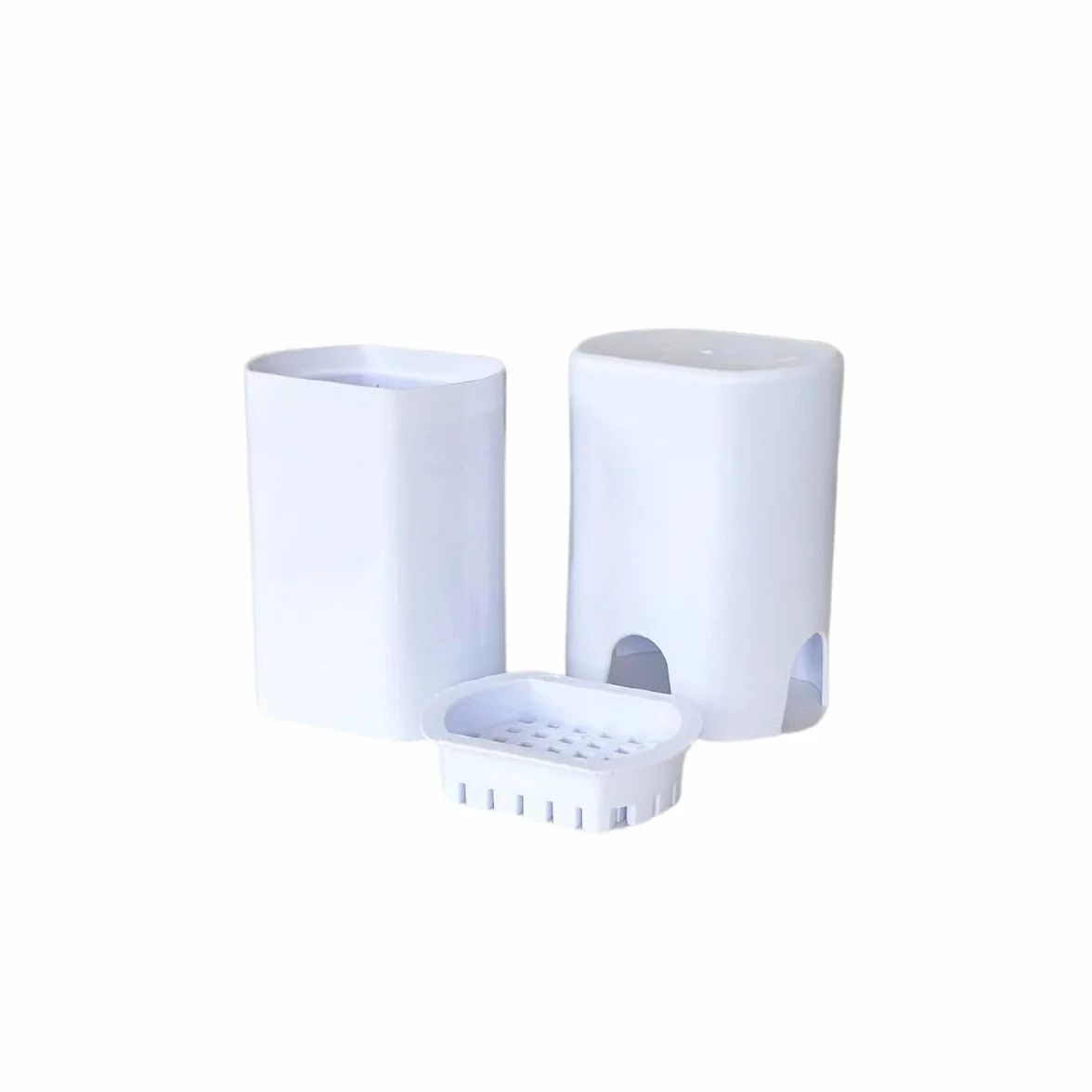 Fackelmann Coupe frite manuel Plastique Blanc 13,1 x 9,2 x 7,8 cm