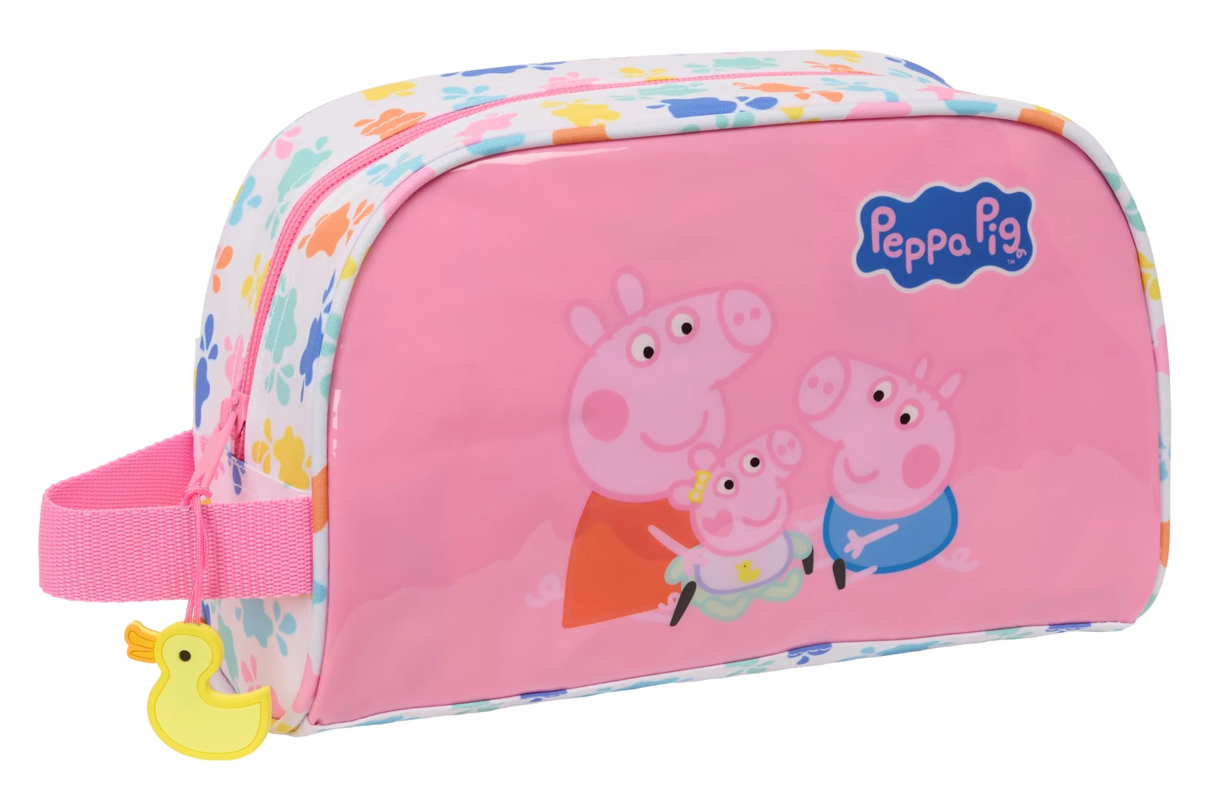 Peppa Pig Trousse de Toilette Enfant 26 x 16 x 9 cm Adaptable Chariot
