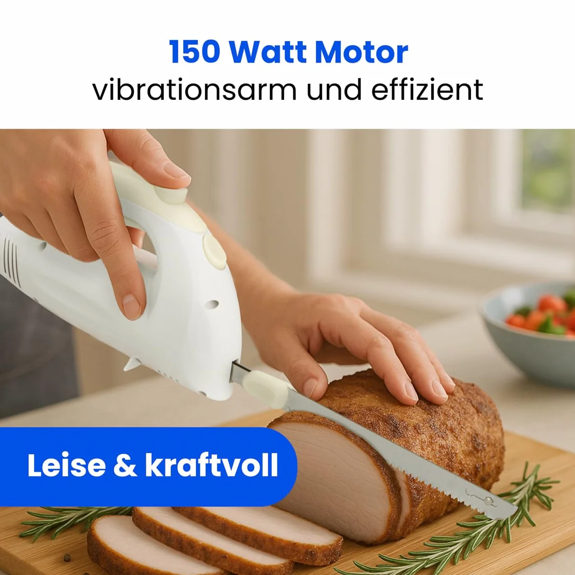 Clatronic Couteau électrique EM 3062 Lame acier inoxydable 150 W