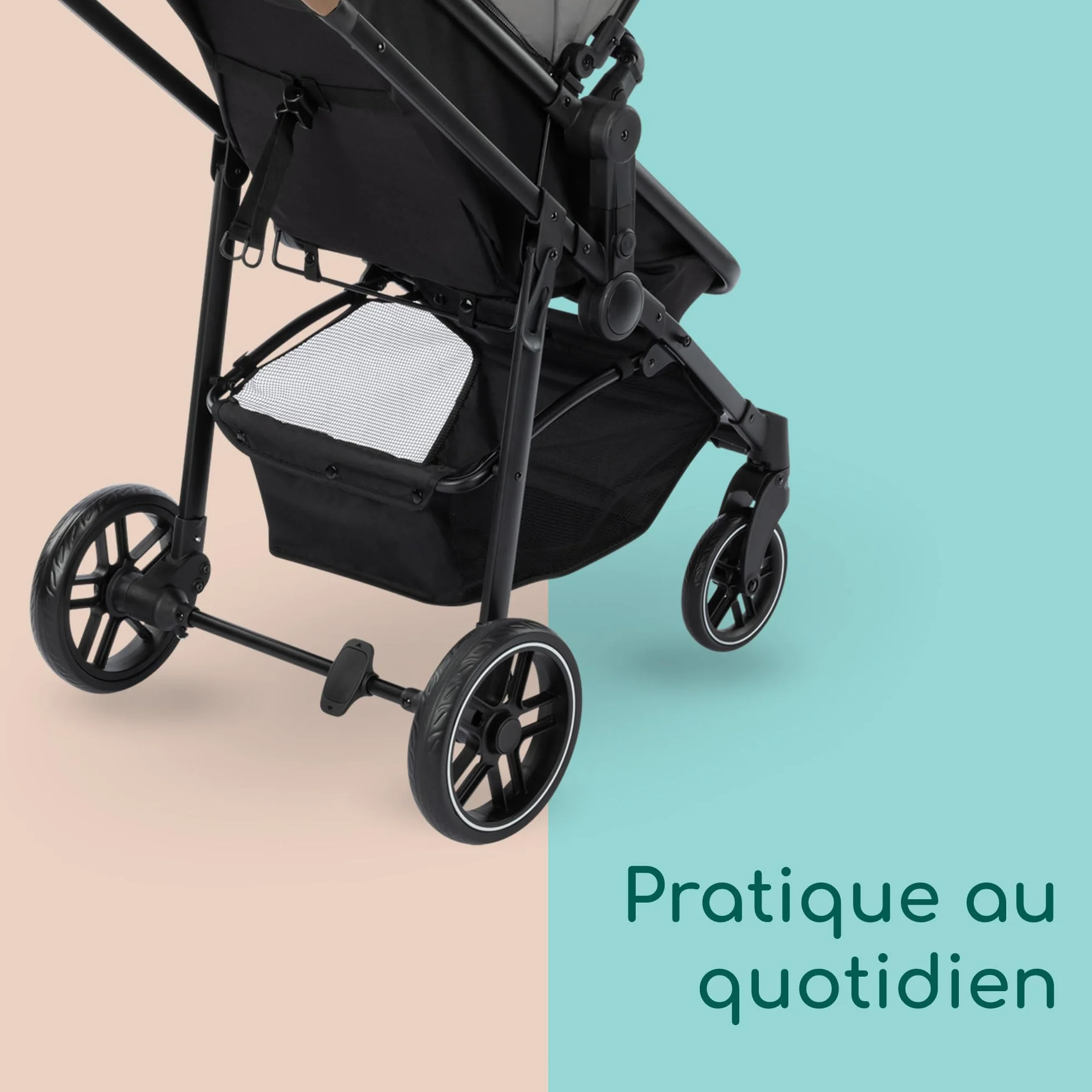 Bebeconfort Haze Trio Lux Poussette 3-en-1 i-Size 0-4 ans 22 kg Pliage Compact Tinted Grey