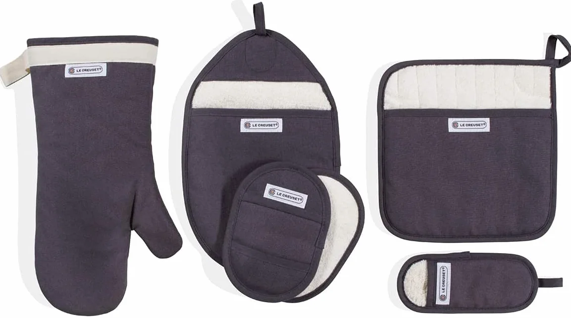 LE CREUSET Tablier avec Poches, Boucle et Système de Tension des Sangles, 100% Coton, Taille unique, 95000700000000