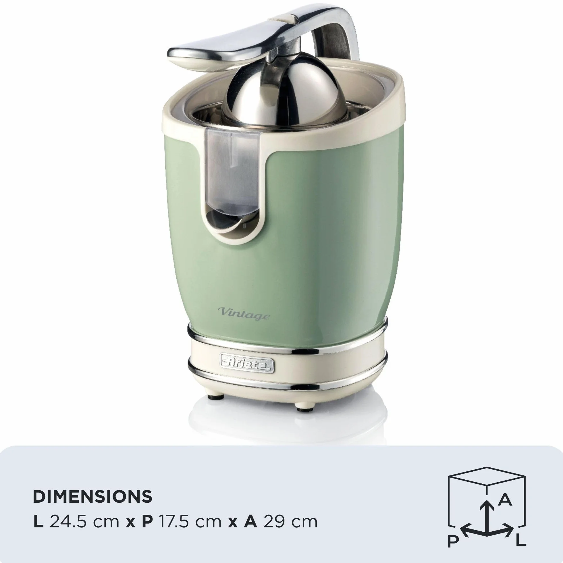Ariete Vintage 413 Presse Agrumes Électrique 85W Vert