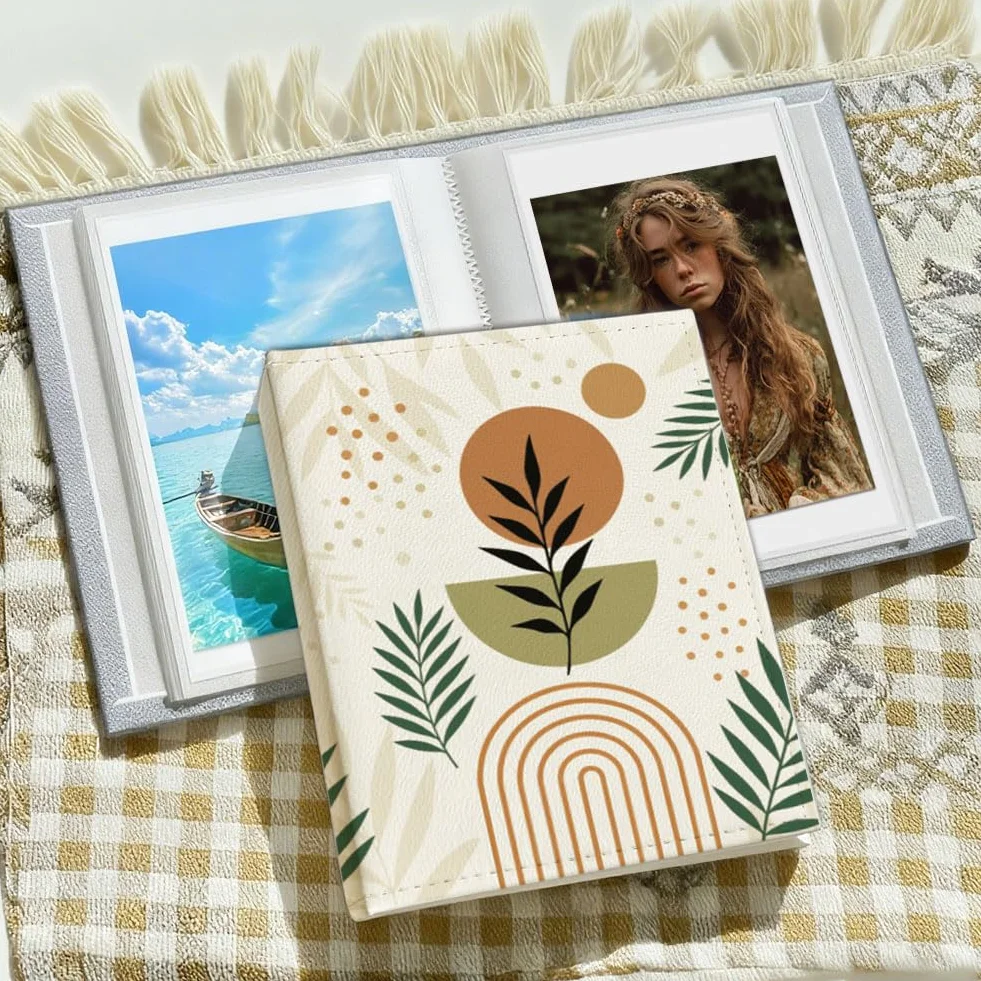 Album Photo Couverture Cuir PU 170x140mm 28 Pages UNICRAFTALE pour Mariage Famille Cadeau