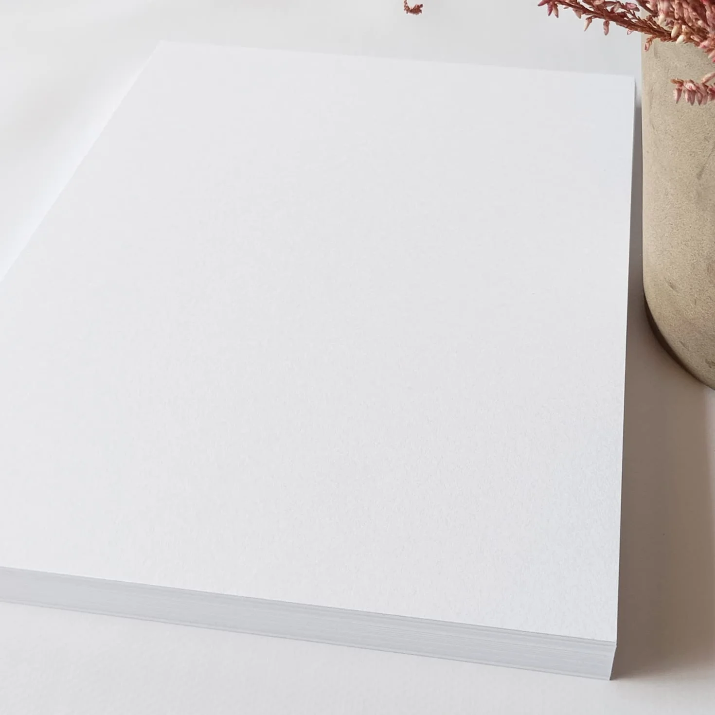 Papier Cartonné Blanc 300g A4 21x29,7cm | Fiche Bristol A4 | Carton Papier Imprimante