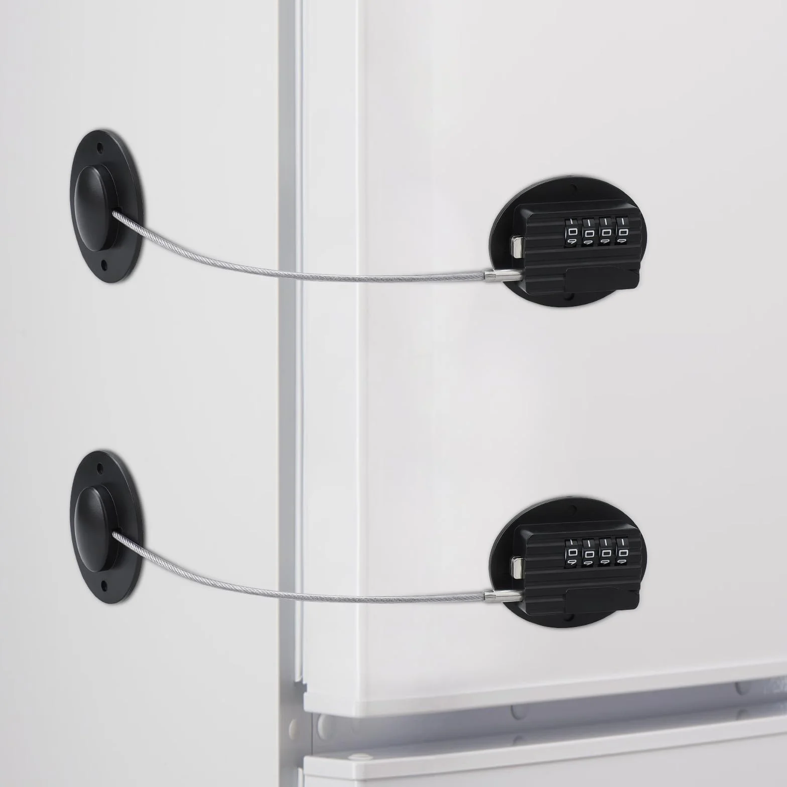 Serrures à Combinaison Sécurité Fenêtre Enfant, Verrou Frigo Forte Adhésif, Cadenas pour Porte Placard Armoire