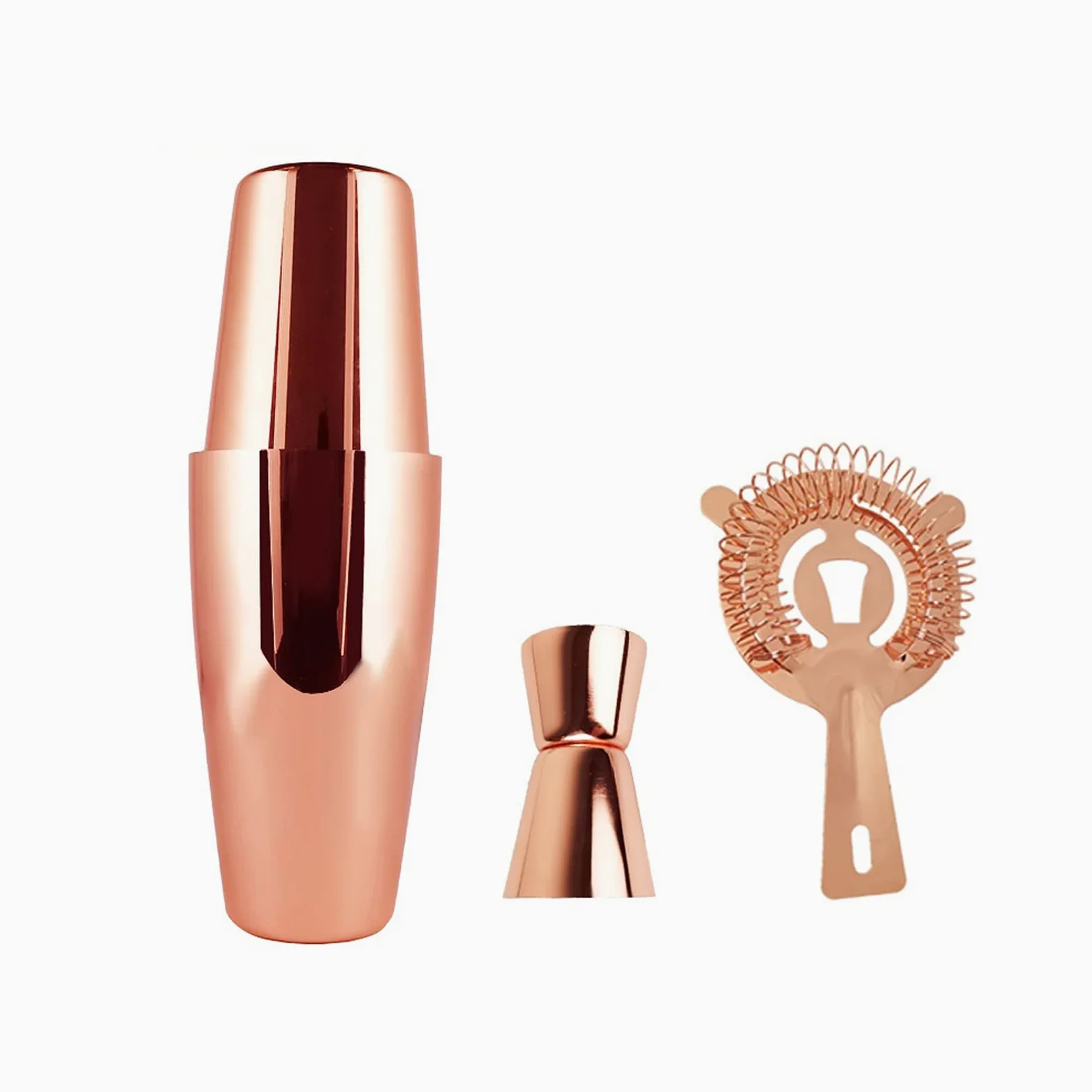 Shaker Cocktail Cocktail Shaker Set en Acier Inoxydable Boston Shaker Perfect Home Bartending Kit Martini Cocktail Shaker for Mélanger Margarita, Manhattan Set à Cocktail (Color : 03)