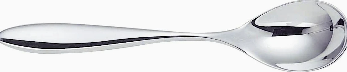 Alessi Sg38/8 Mami Cuiller à Café en Acier Inoxydable 18/10 Brillant, Set de 6 Pièces, Argent, Métallisé