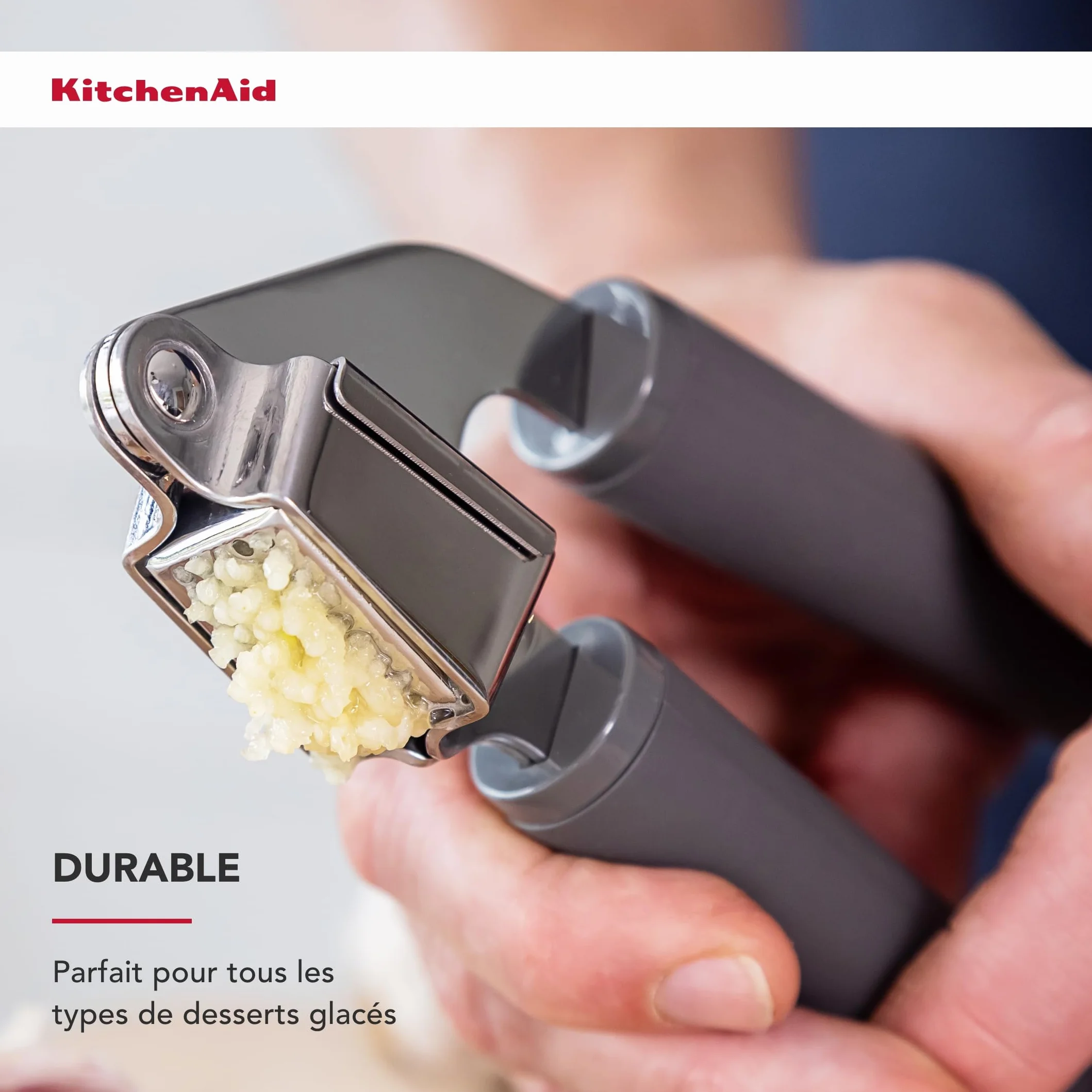 KitchenAid Presse-ail à prise souple Gris anthracite