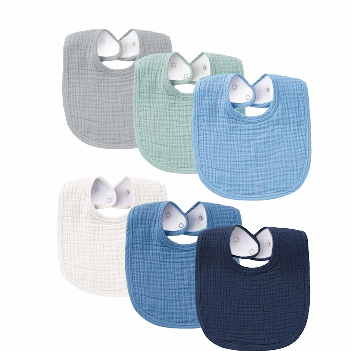 SLOSH Bavoirs Bébé Naissance Coton Doux Absorbant Respirent Nourrissons