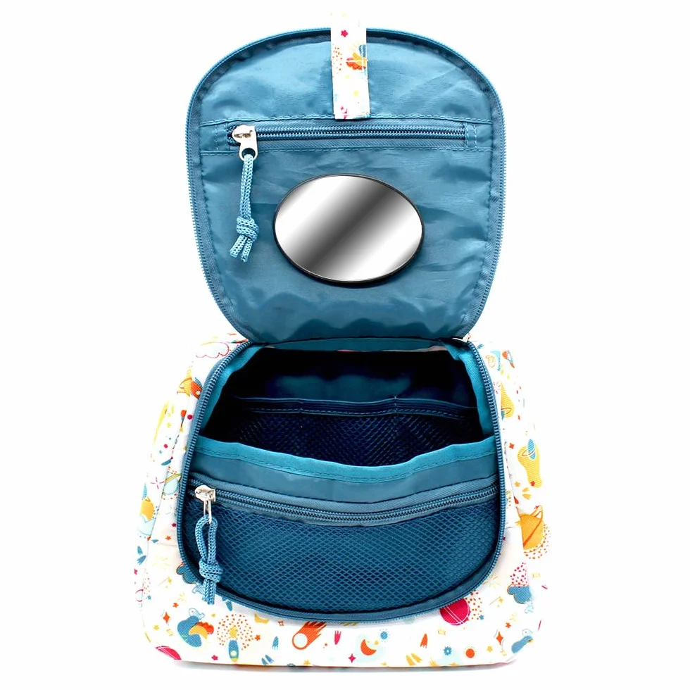 Les DEGLINGOS Trousse de Toilette Astros Le Hibou Bébé Enfant 23cm Violet