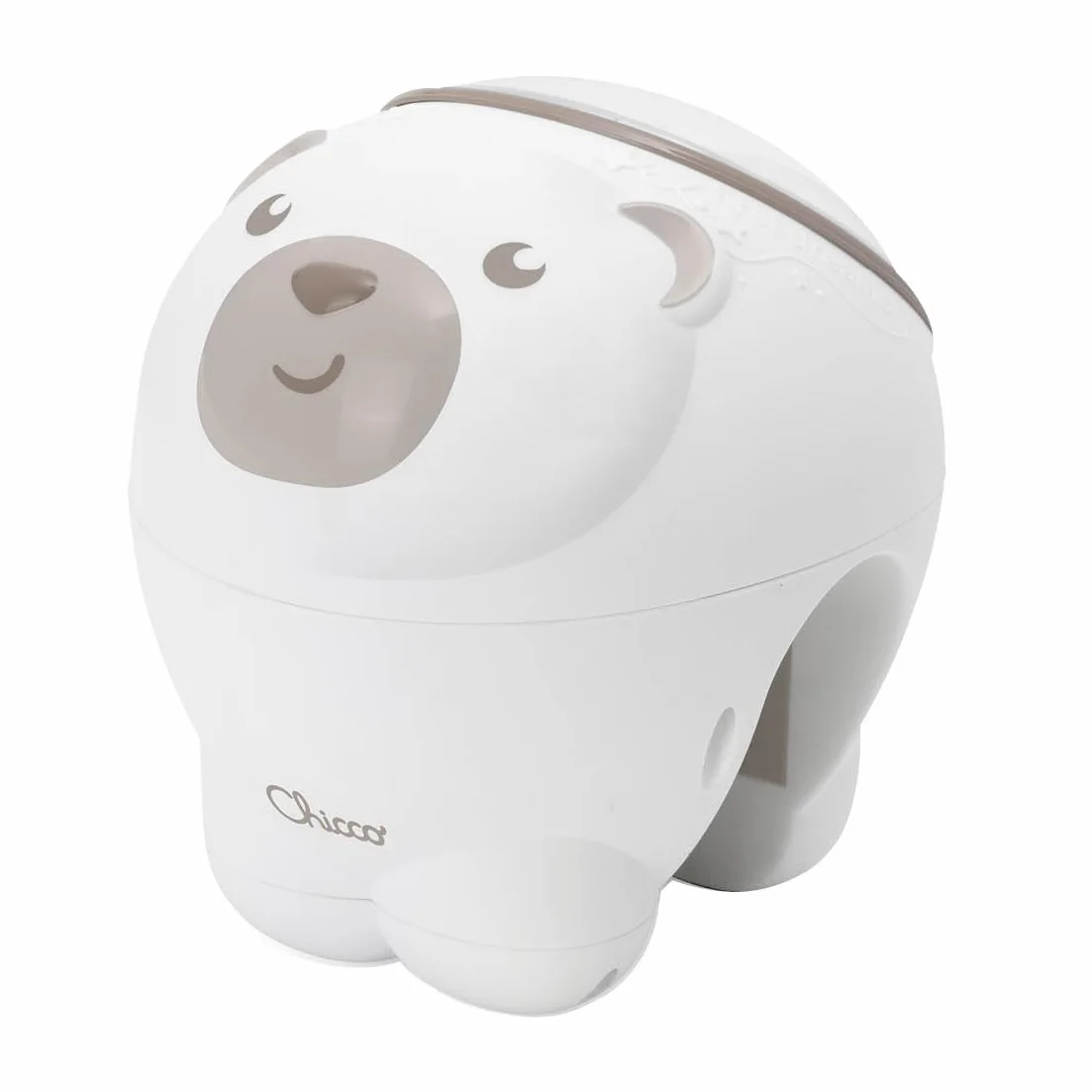 Chicco Veilleuse bébé 2en1 Projecteur Ours Polaire avec projection aurore boréale, musique classique 30 min
