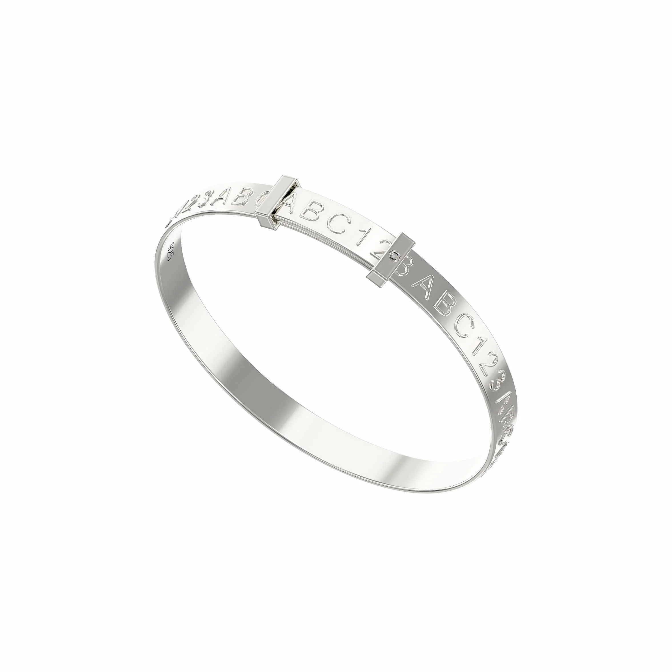 Aeon Bracelet extensible bébé argent sterling 925 | Bijoux bébé 0-5 ans | Cadeau baptême garçon fille | Coffret cadeau