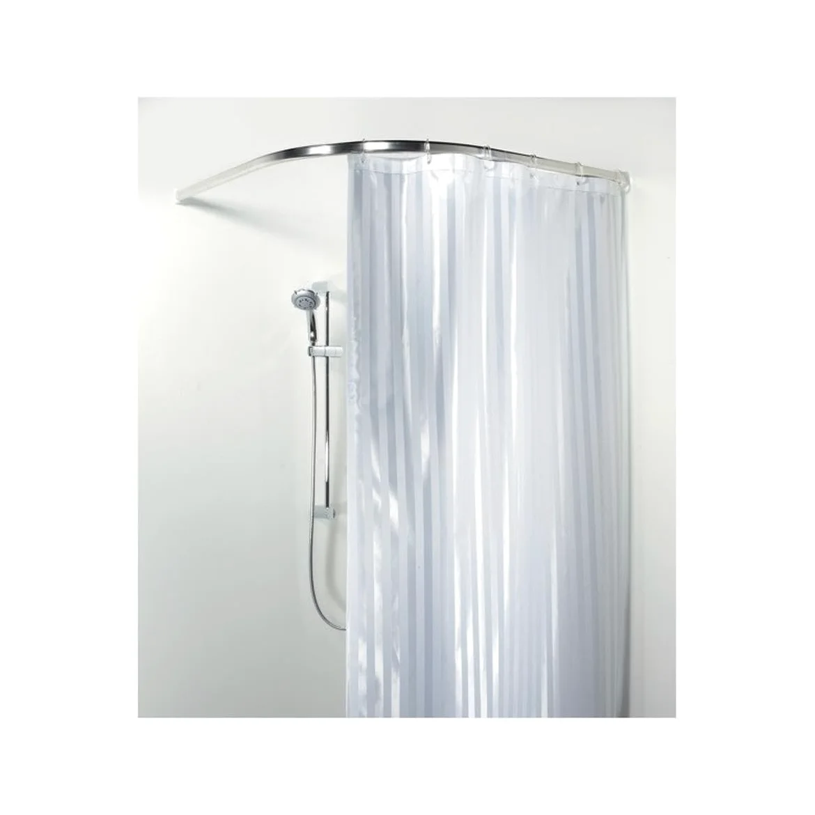Spirella Barre de Douche OVA Rondo 90x90cm Finition Brillante