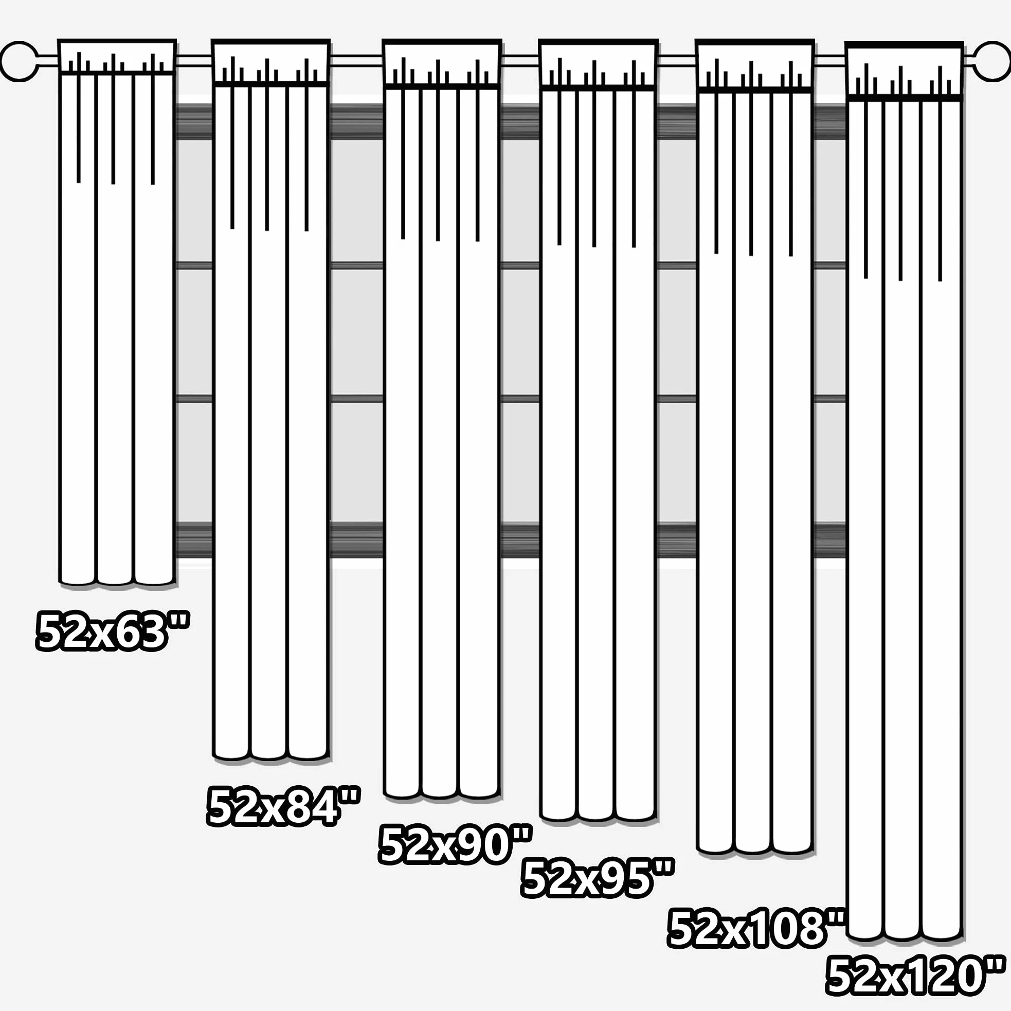 DesignQ Grunge Line Rideaux pour Chambre à Coucher, Salon, Isolation Thermique, 132 x 160 cm