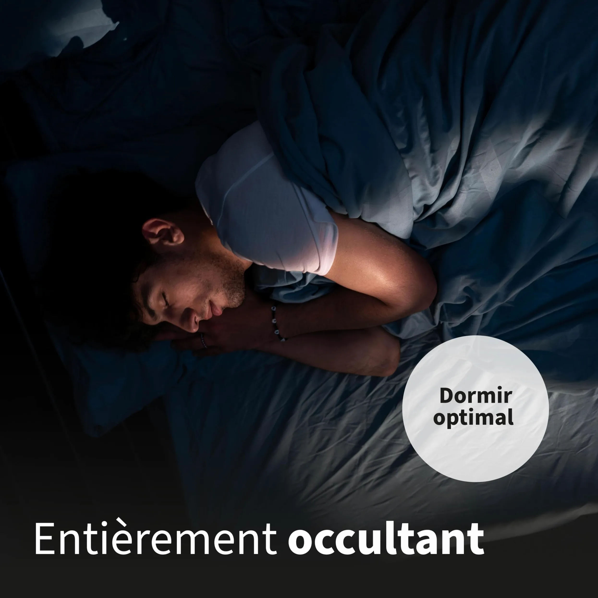 Cocoon Store Occultant 80x120 - Noir avec Moustiquaire Noir