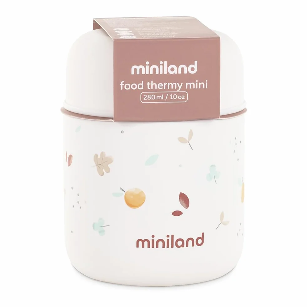 Miniland Thermos Mini Valencia 280ml – Thermos pour aliments bébé, double couche acier