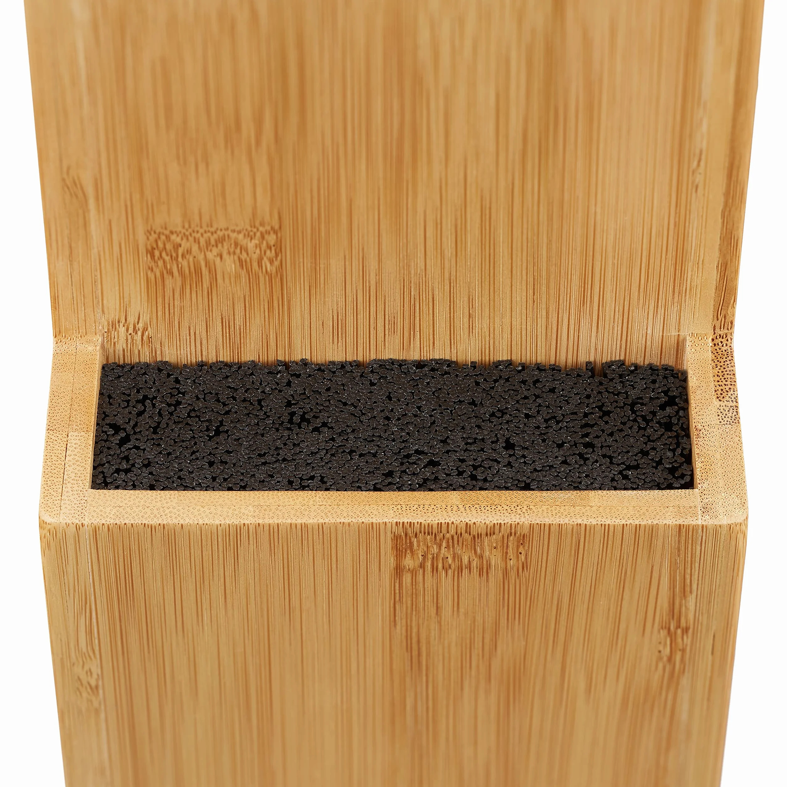 Relaxdays Bloc à Couteaux Bambou 25,5x11,5x18 cm Nature Rangement