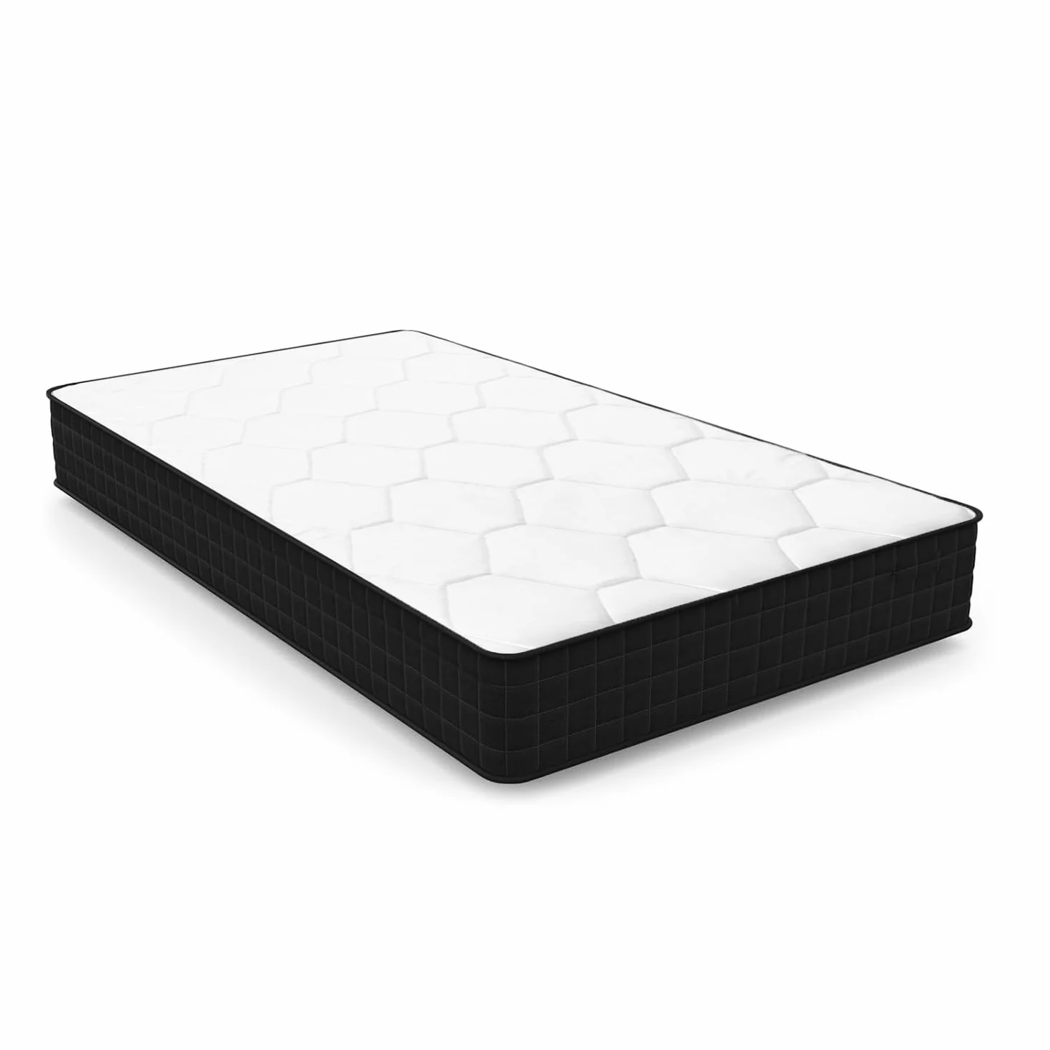 Luxirest Matelas 90x190 15cm Épaisseur Ensemble avec Couette et Oreiller 1 Personne