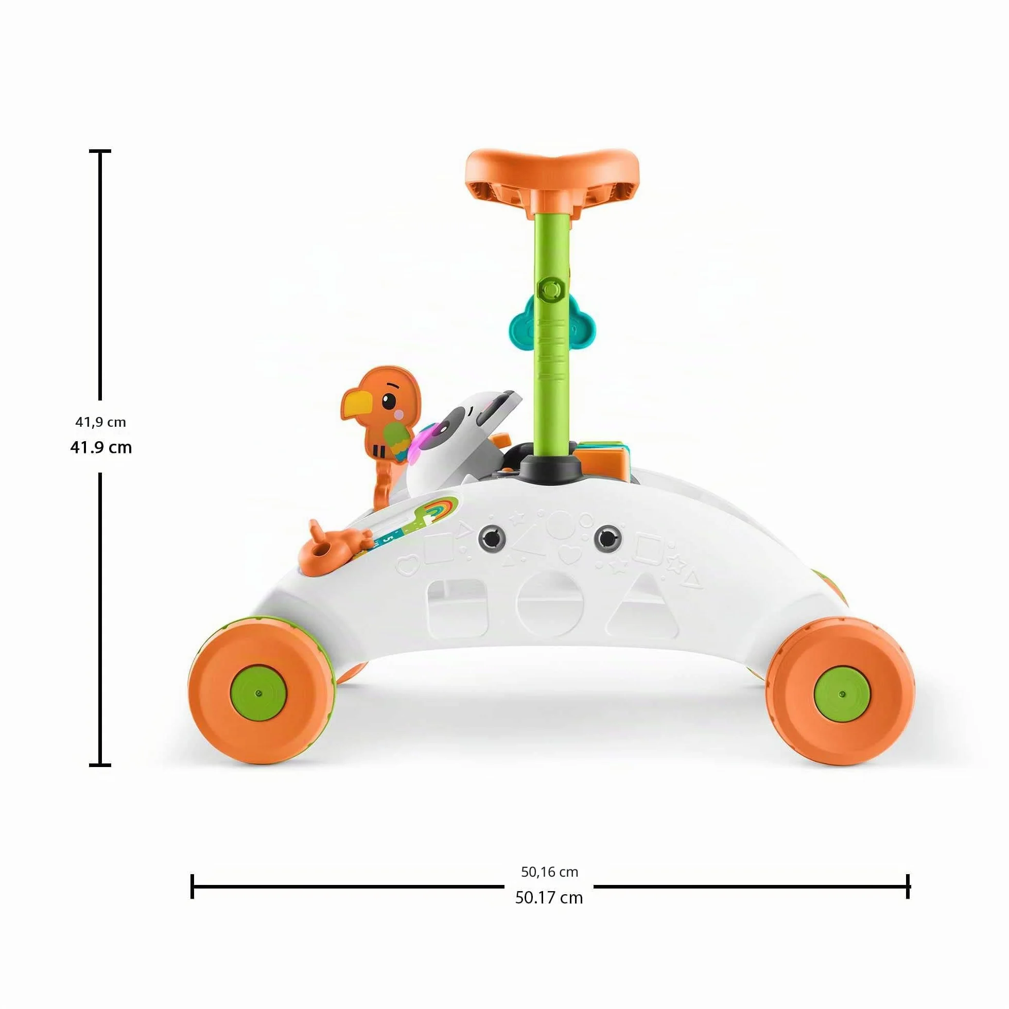 Fisher-Price Trotteur interactif 2 côtés Rythme Stable HJY73