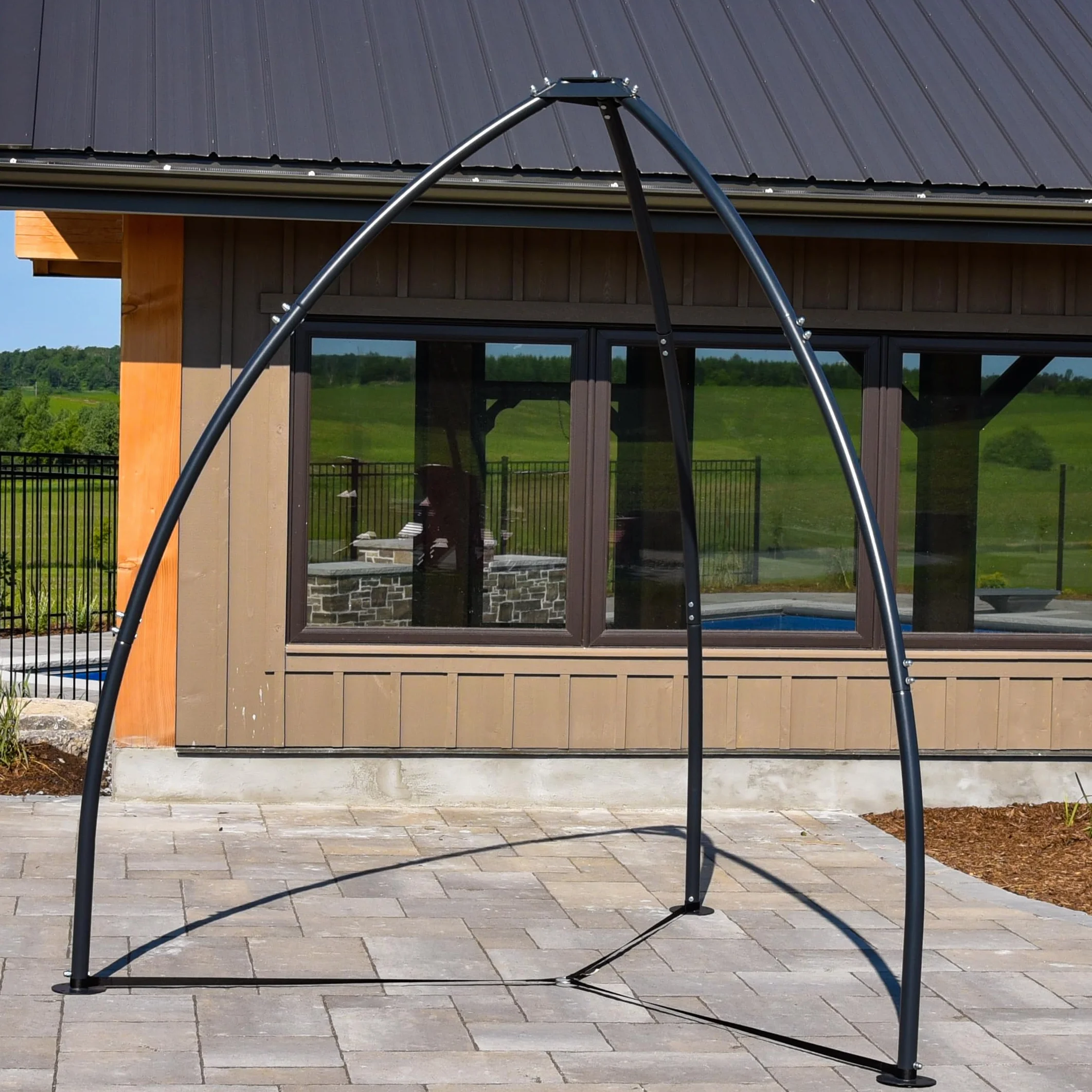 Vivere Tripod Hanging Chair Stand 102x102x101 Charbon
