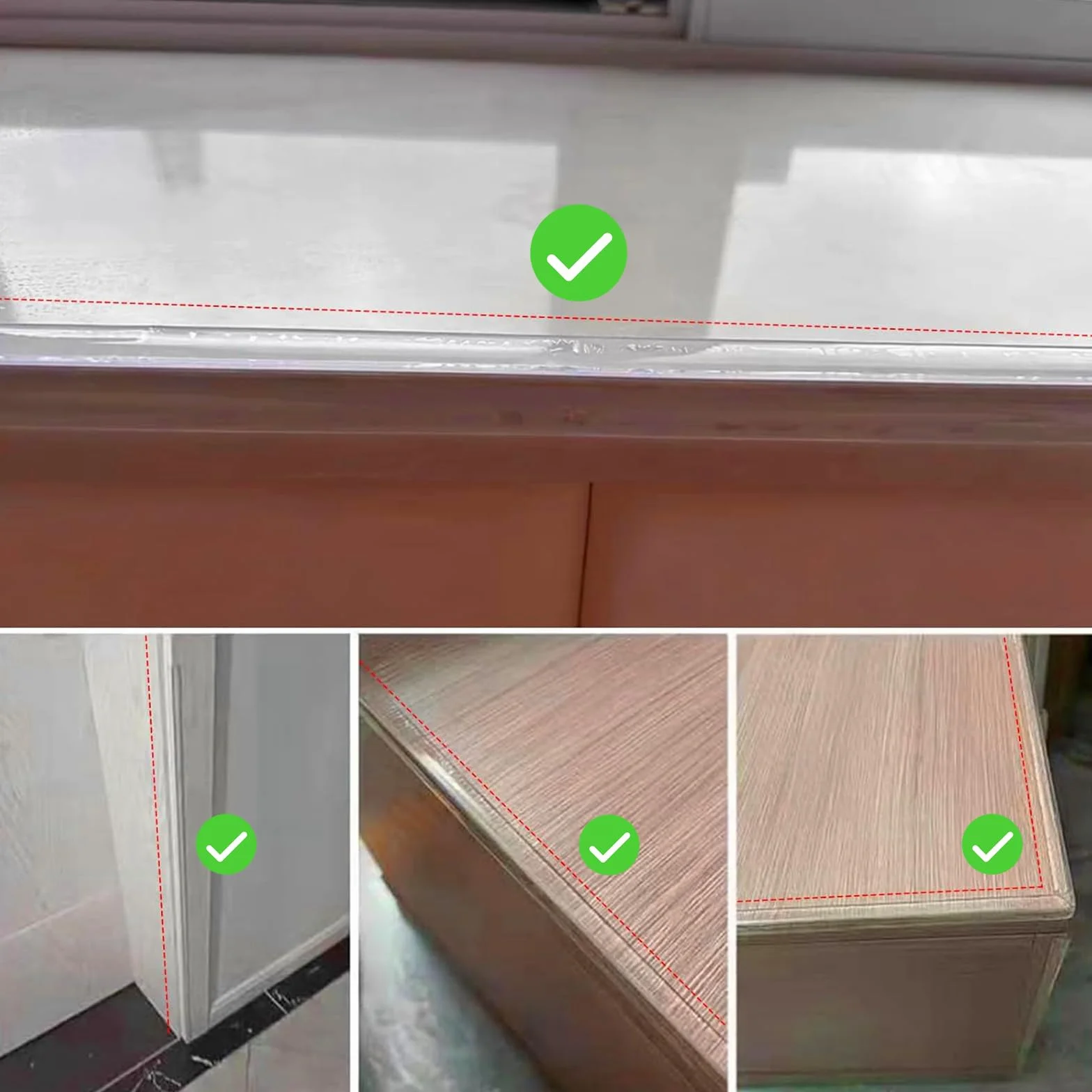 Protection transparente des angles en silicone 4 mètres, protection bords doux pour enfants, autocollant anti-coins tranchants pour meubles