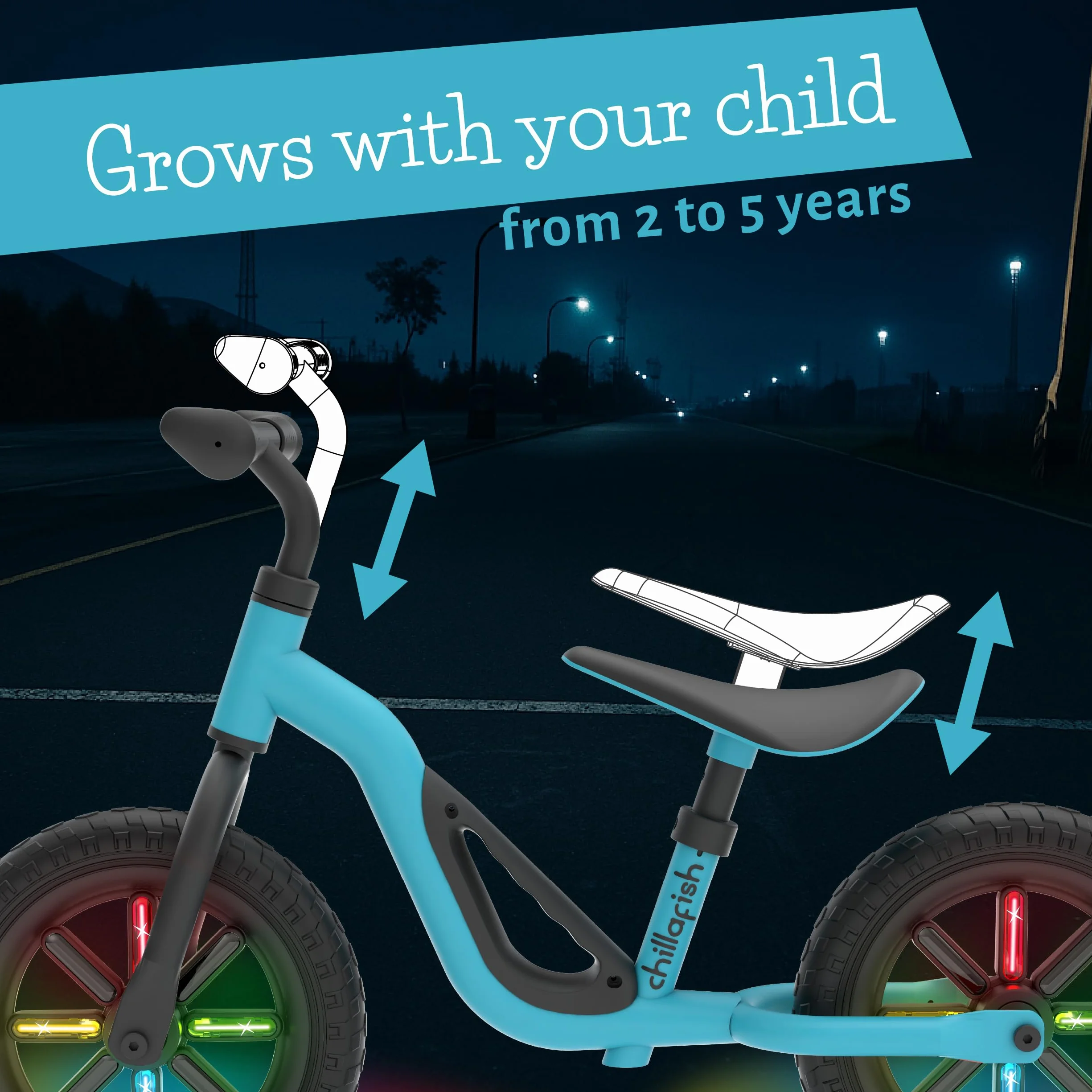 Chillafish Charlie Family Balance Bike 10 12 Inch