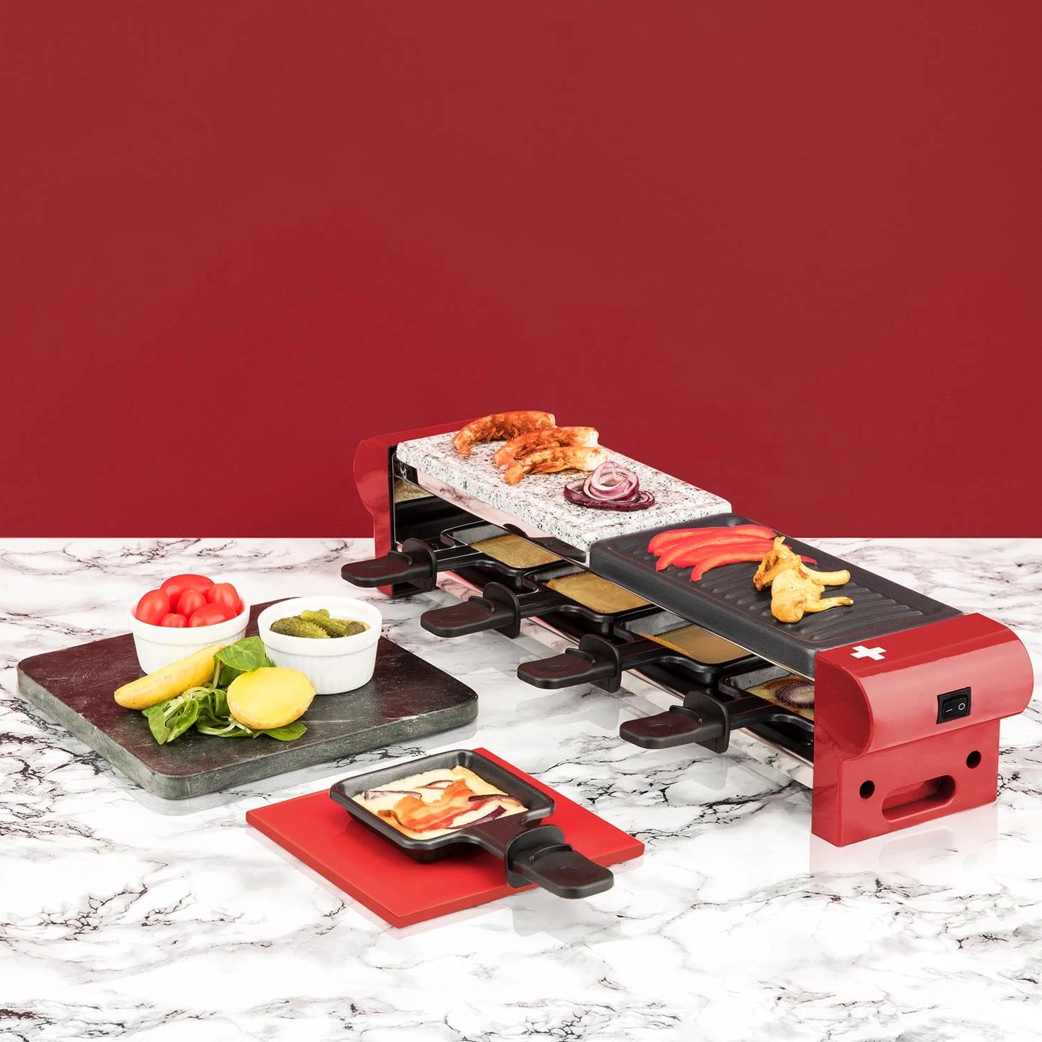 Appareil à raclette Multifonction 4 personnes Koenig RP4