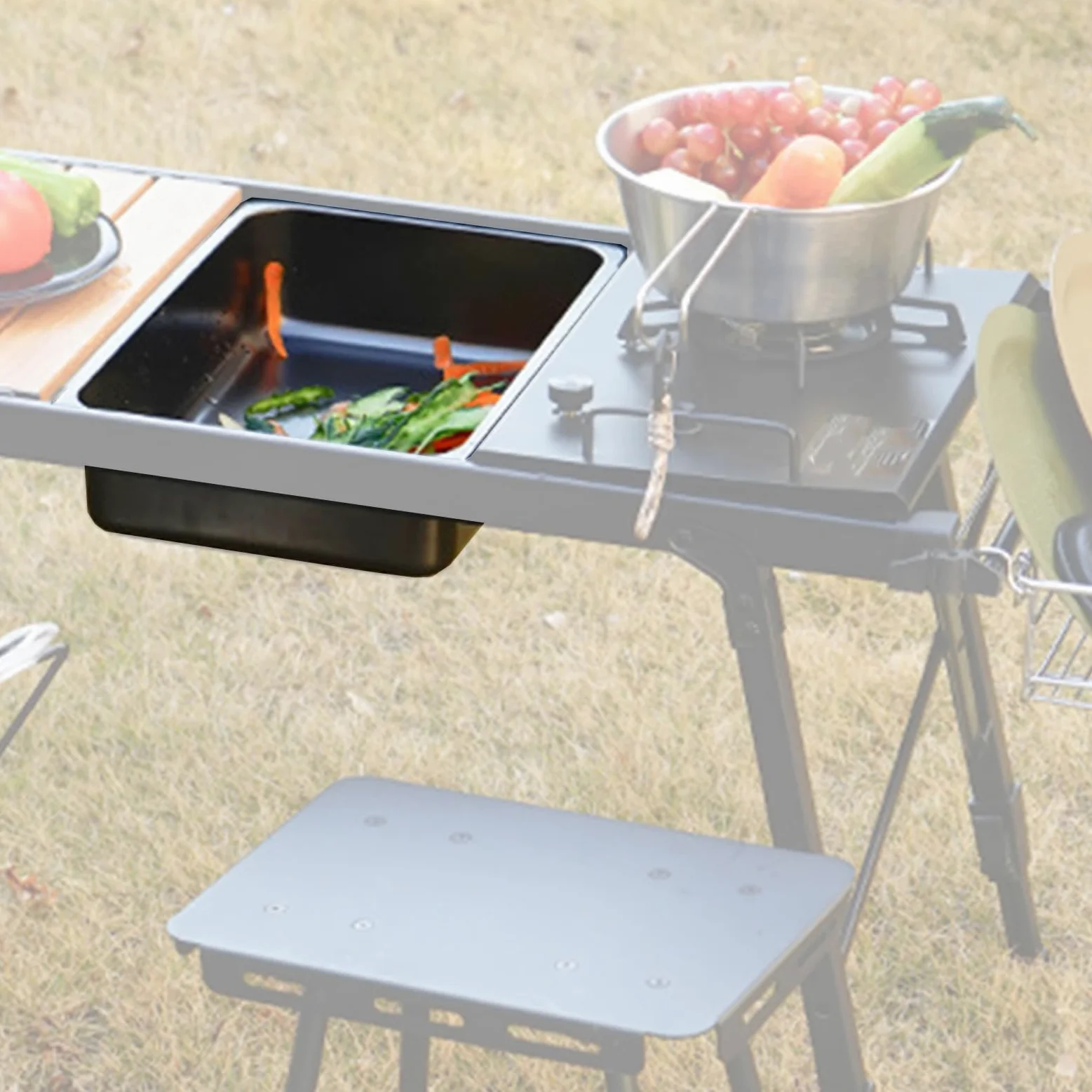 Évier de Camping Polyvalent, Cuve à Vaisselle, Bassine, Bac à Vaisselle | Évier camping portable Pour lessive, intérieur, jardin, camping, pêche, , barbecue