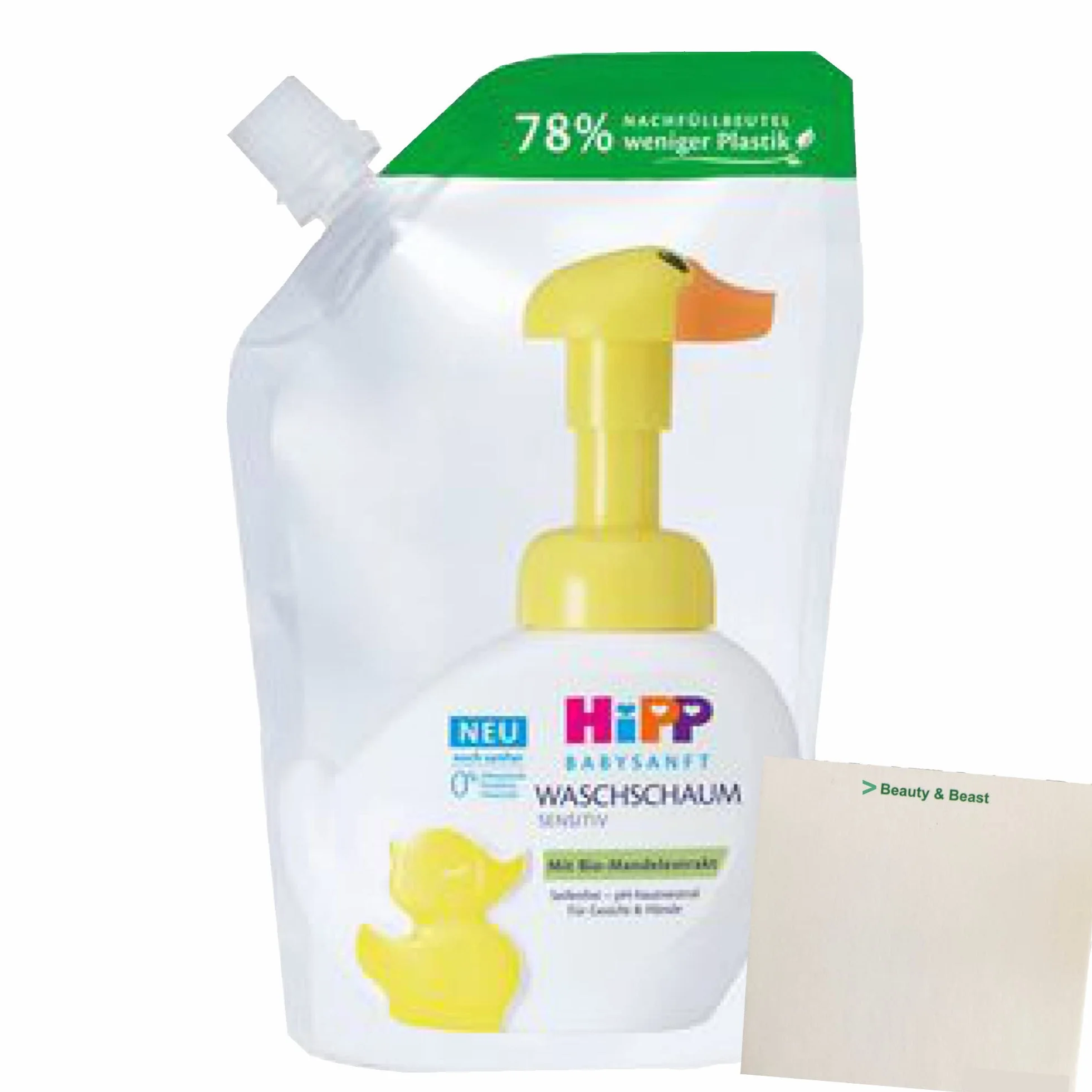 Hipp Babysanft Recharge mousse de lavage 250 ml bloc usy