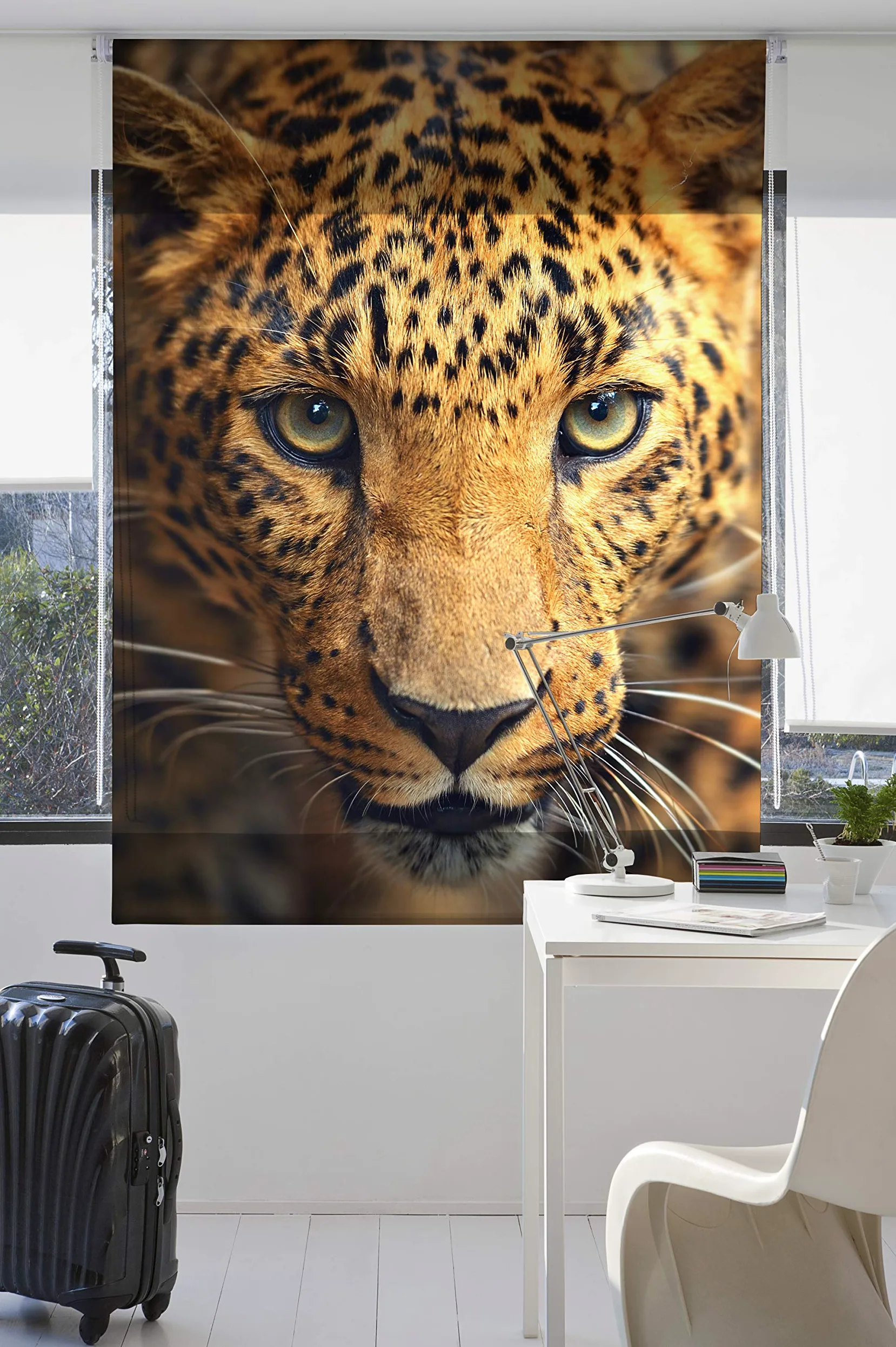 Estoralis | Animaux | Store Enrouleur | sans Outil Tissu translucide imprimé | A-122 | 120 x 150 cm. (Largeur/Hauteur) Taille du Tissu 117 x 150 cm. | Stores pour fenêtres et Portes