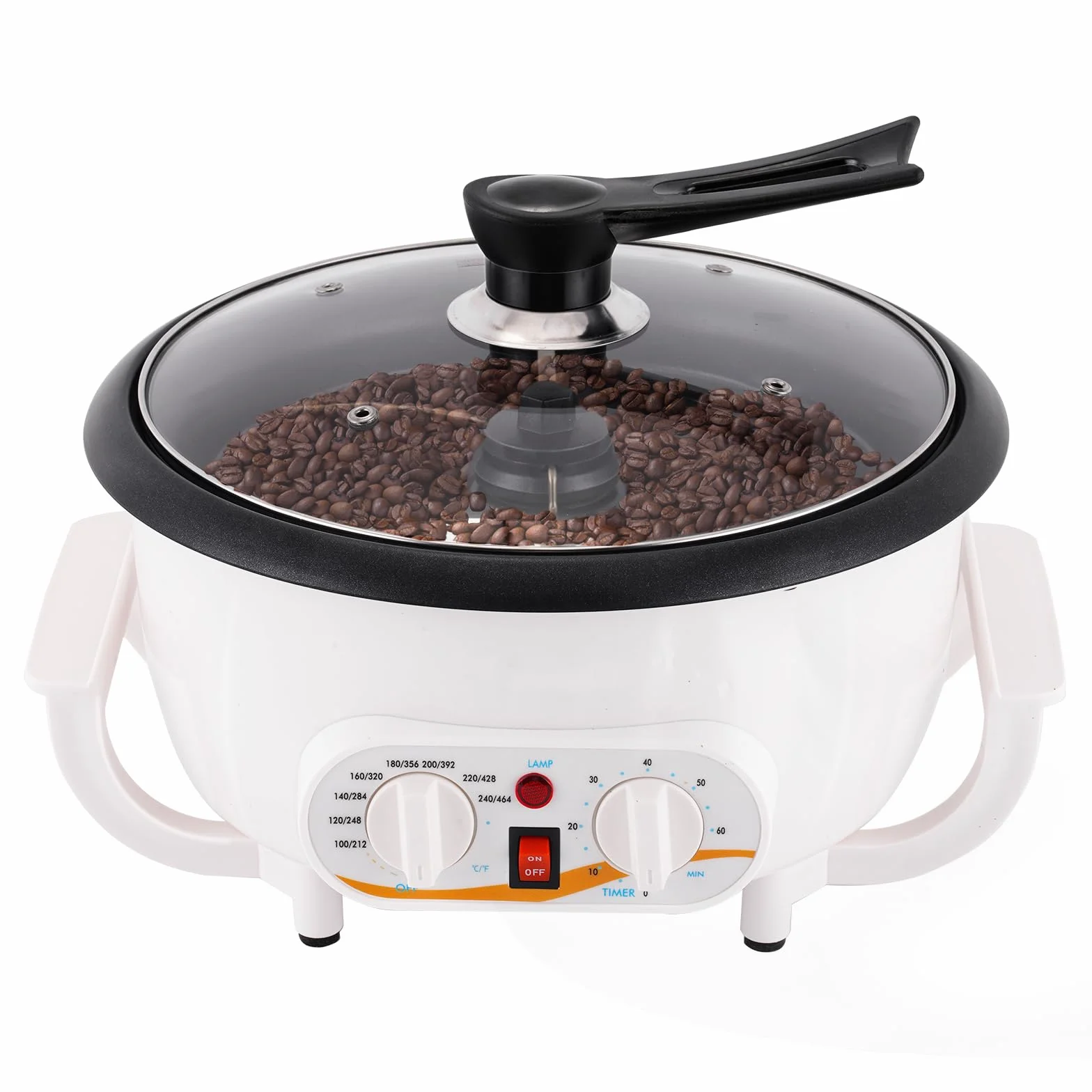 Torréfacteur de Café 300g 1200W 0-240℃ Professionnel Machine à Torréfier
