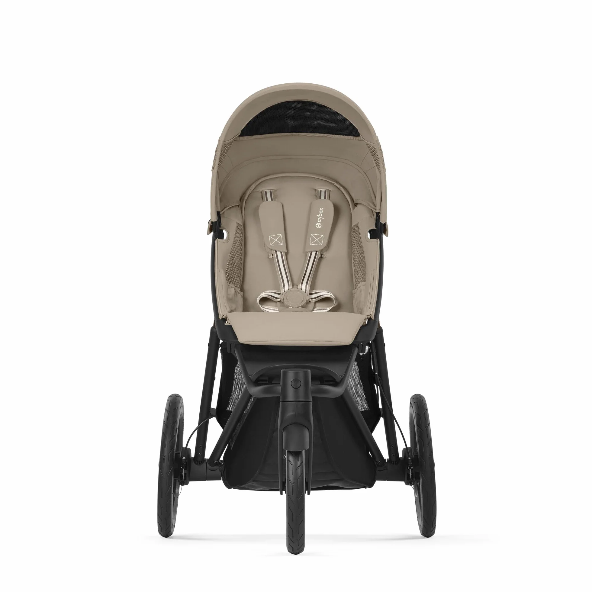 CYBEX Poussette AVI SPIN, De la naissance à 4 ans, 111 cm, 22 kg, Almond Beige