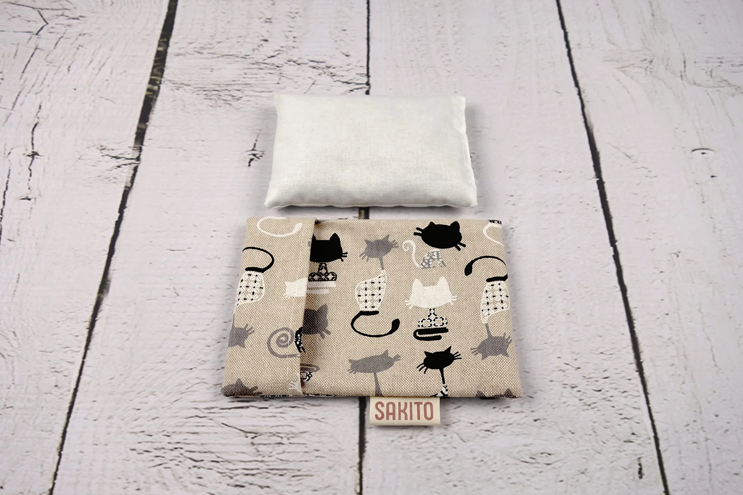 Bouillotte Micro-onde 15x10 cm Thérapie Naturelle Coliques Chaleur Ventre Élimination Gaz Bébés Housse Lavable