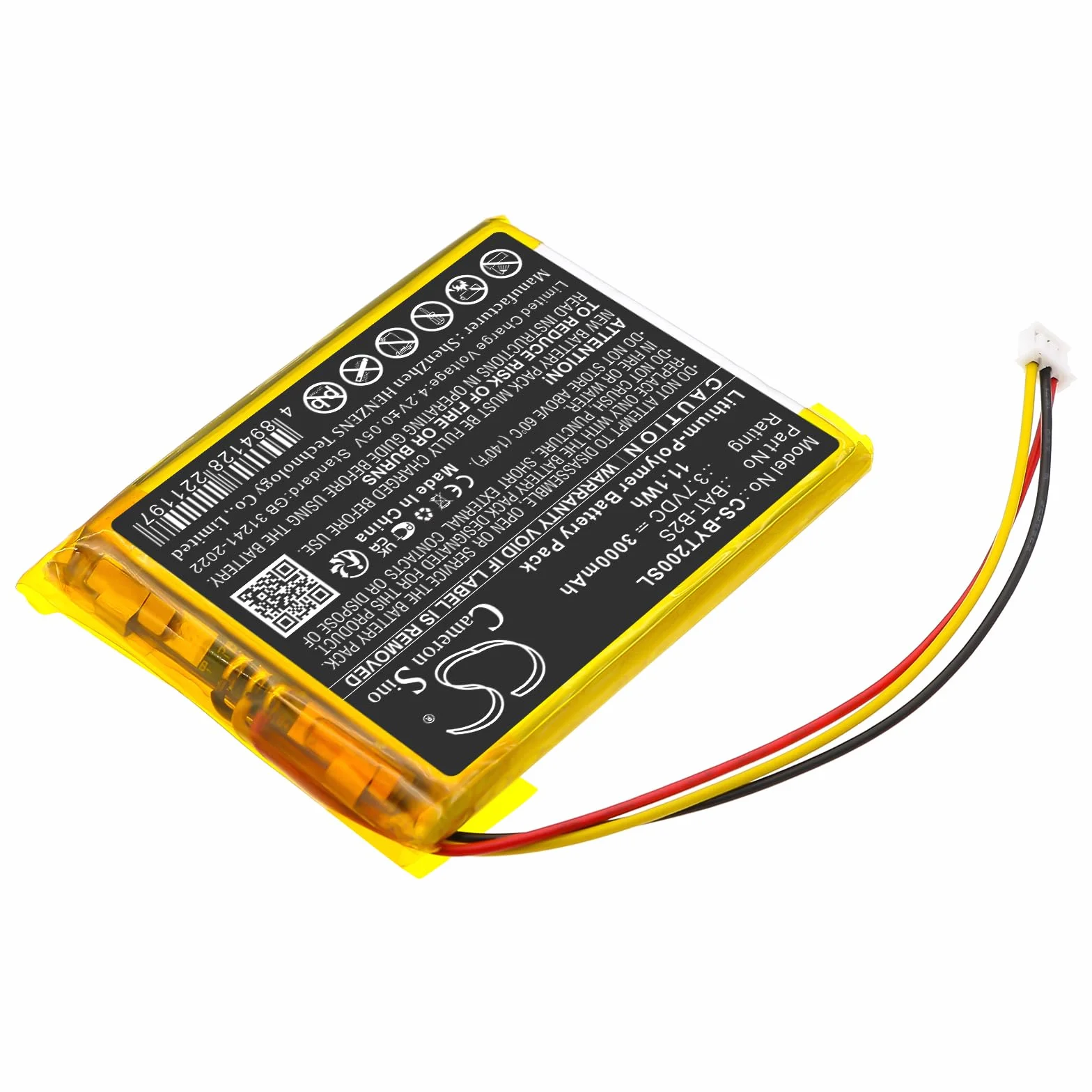TECHTEK Batterie 3000mAh Compatible VB805 VB805PRO 2S 2TM 5S 6T Ainanny Baby 1T BM101-M