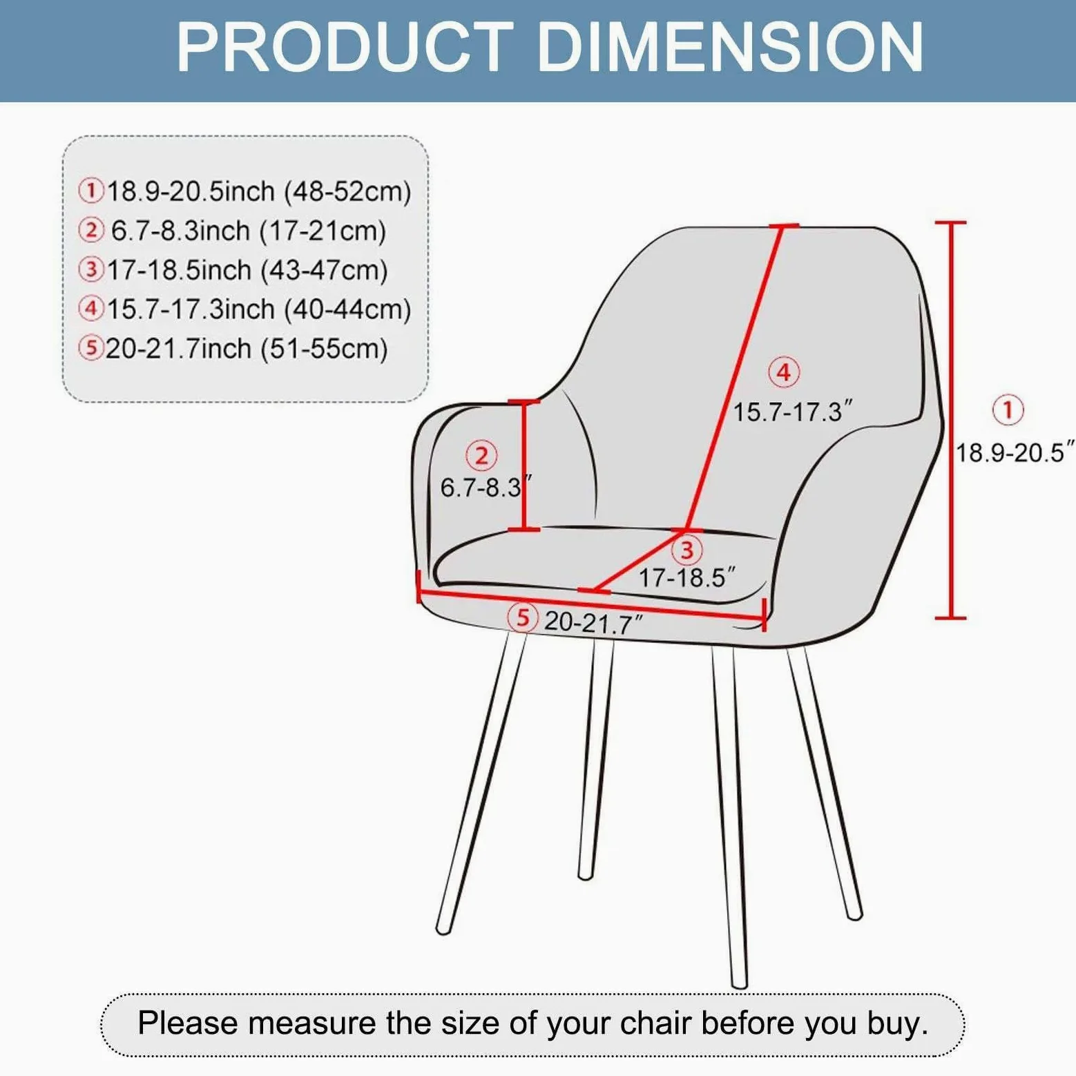 Housse de Chaise avec Accoudoirs en Velours-Blanc-Lot de 4 | Souple Extensible Couverture de Chaise avec Dossier Incurvé, Amovible Housse de Fauteuil de Salle à Manger Lavable