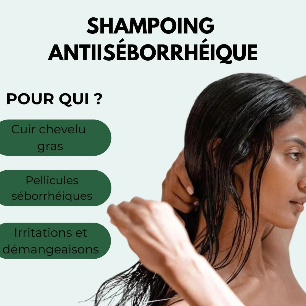 Caditar Antiséborrhéique Shampoing Assainissant 150ml Sans Parabène Sans Silicone Fabriqué en France