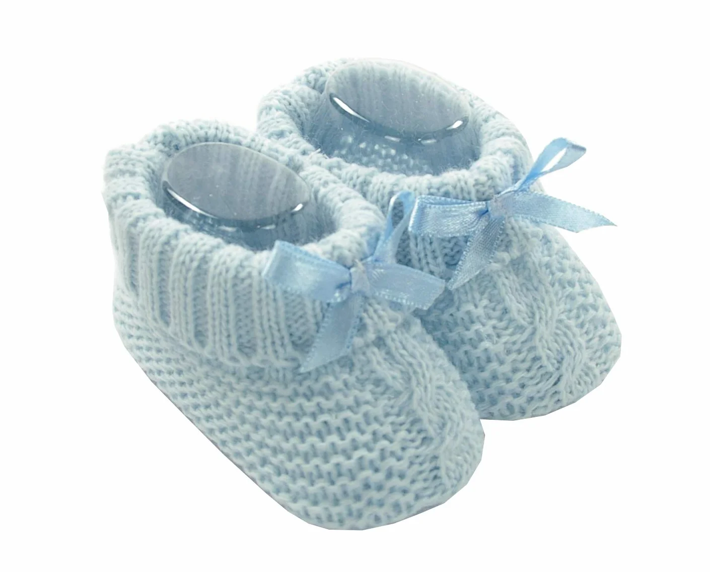 Gâteau de couches XXL avec Baby Booties Bleu Cadeau Naissance Baptême