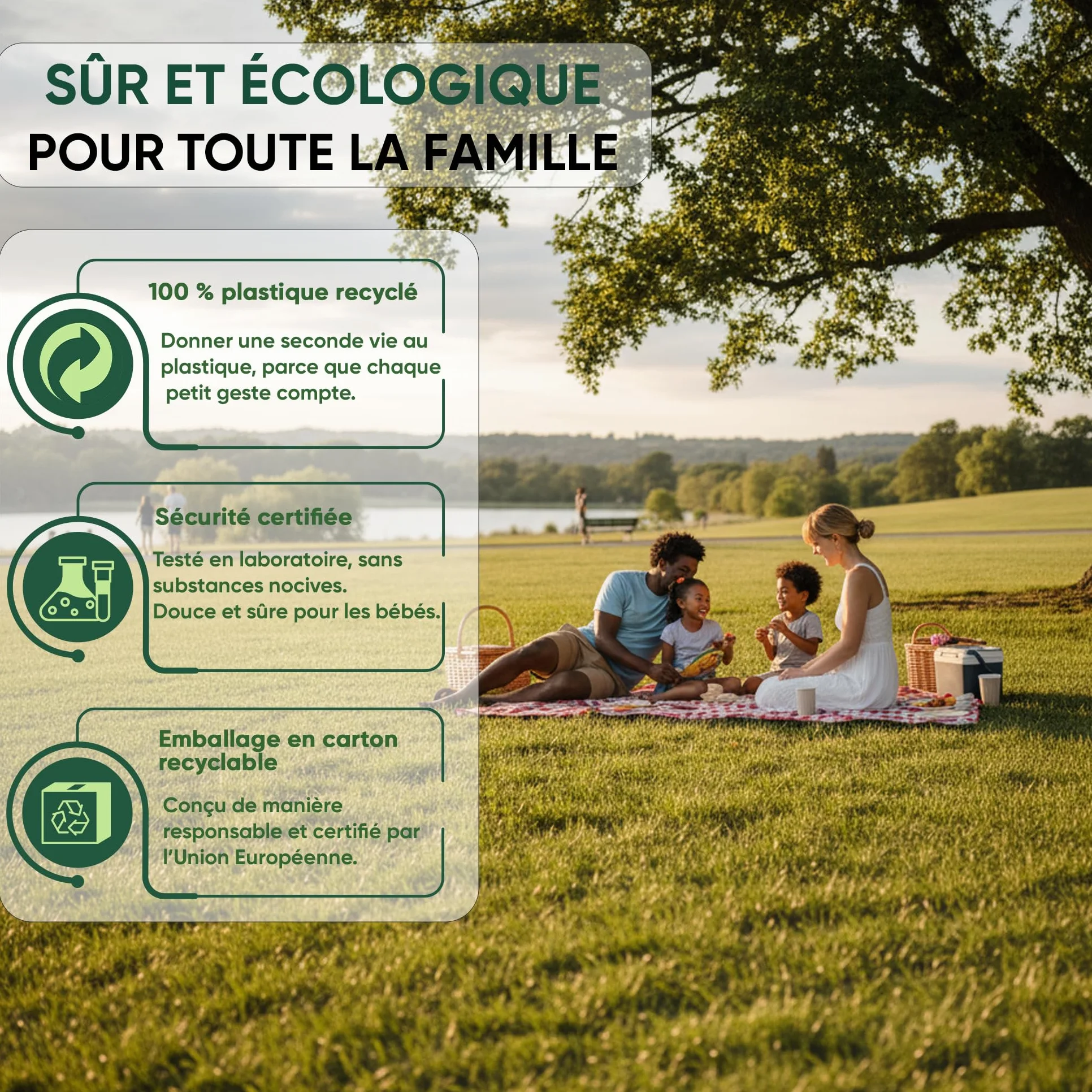 Recharges poubelle couche bébé Tommee Tippee Angelcare 7,5 mètres anti-odeur sans BPA recyclable