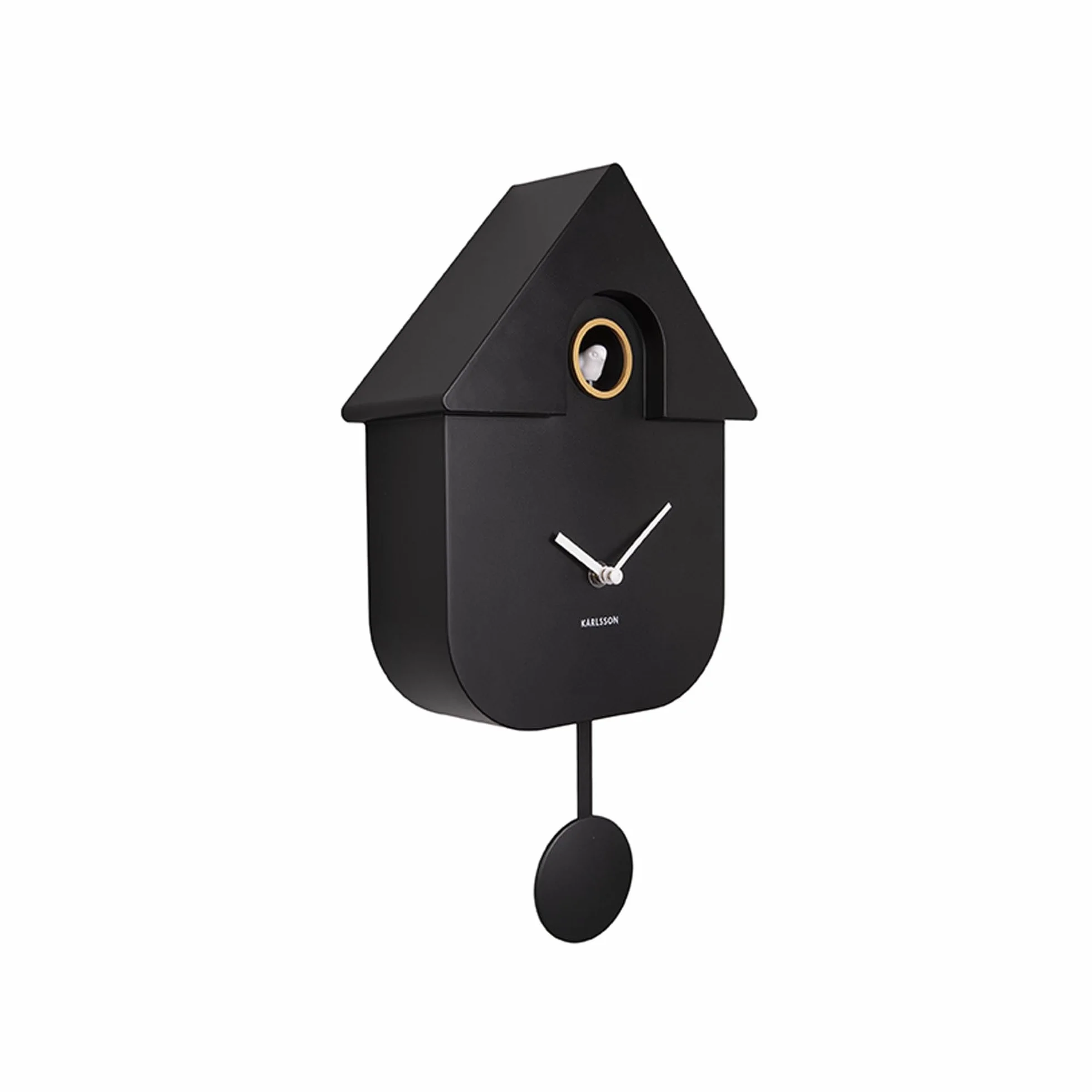 Karlsson Pendule à Coucou Cuckoo House Noir