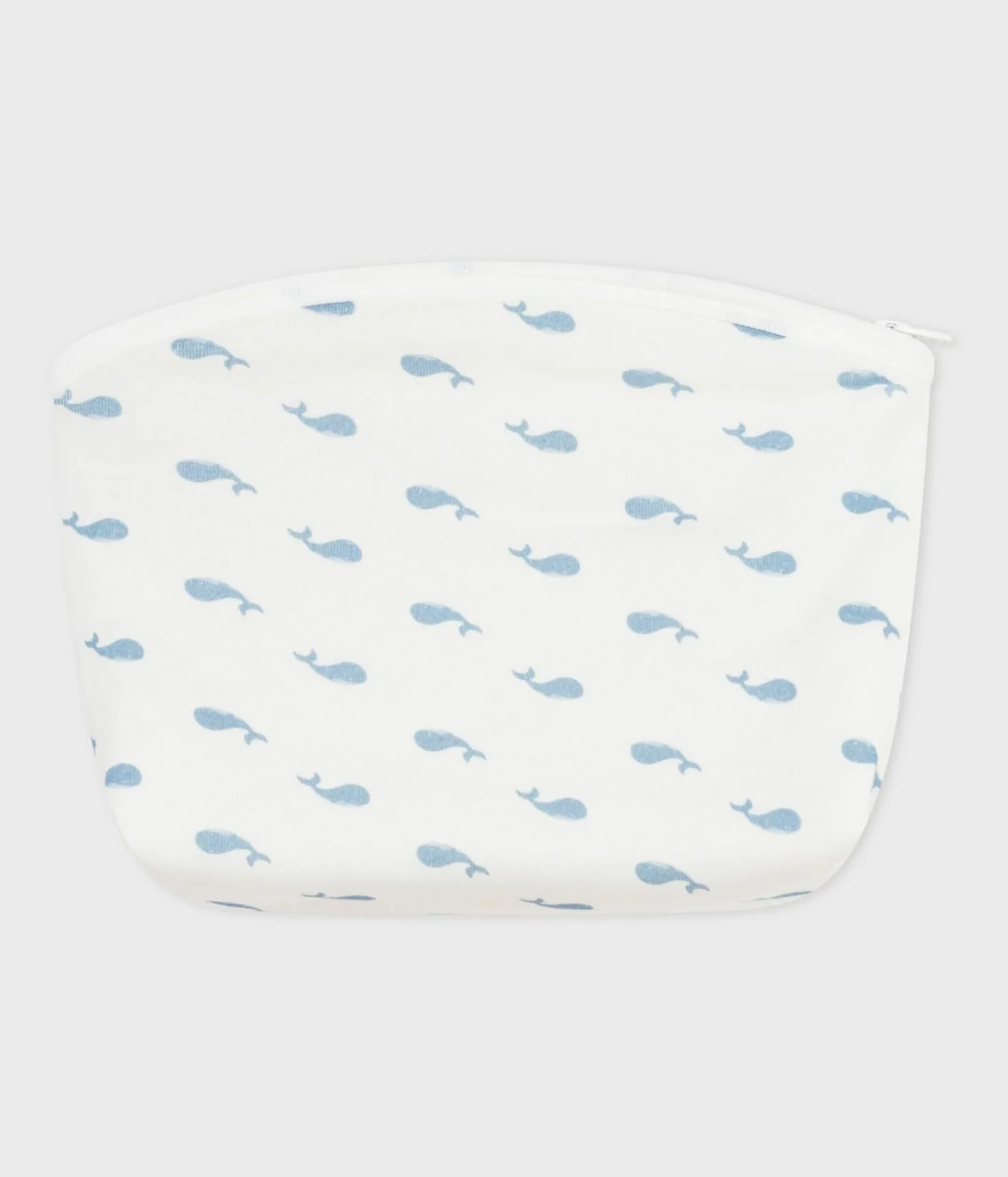 Petit Bateau Pochette bébé coton imprimé baleines