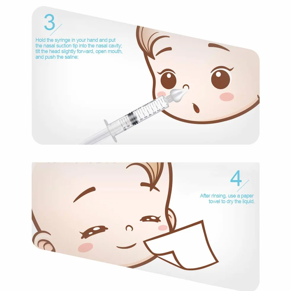 Système de rinçage des sinus professionnel pour bébé irrigateur nasal nettoyeur de nez portable