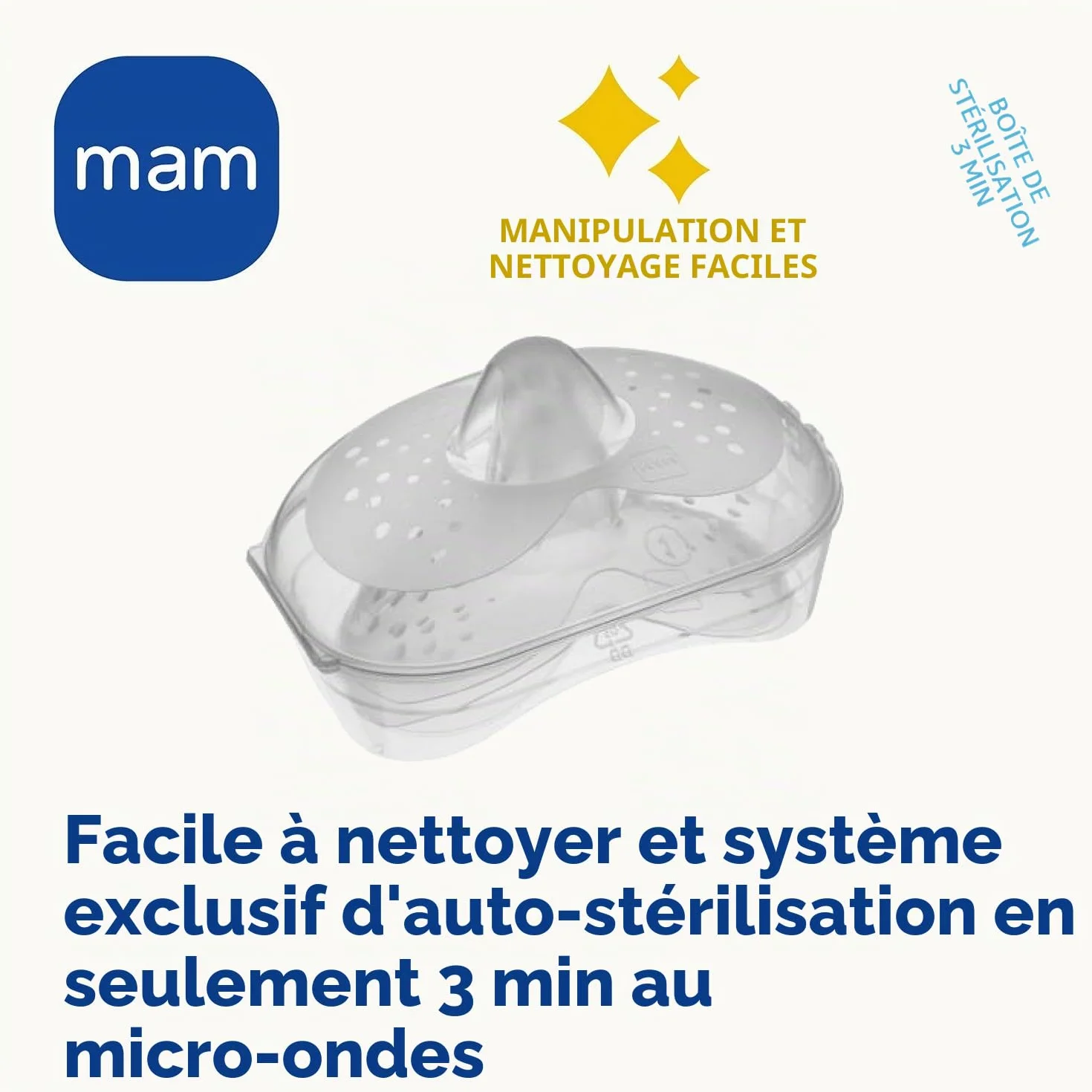 MAM pezonera Ultra Doux en silicone 2 unités taille 1