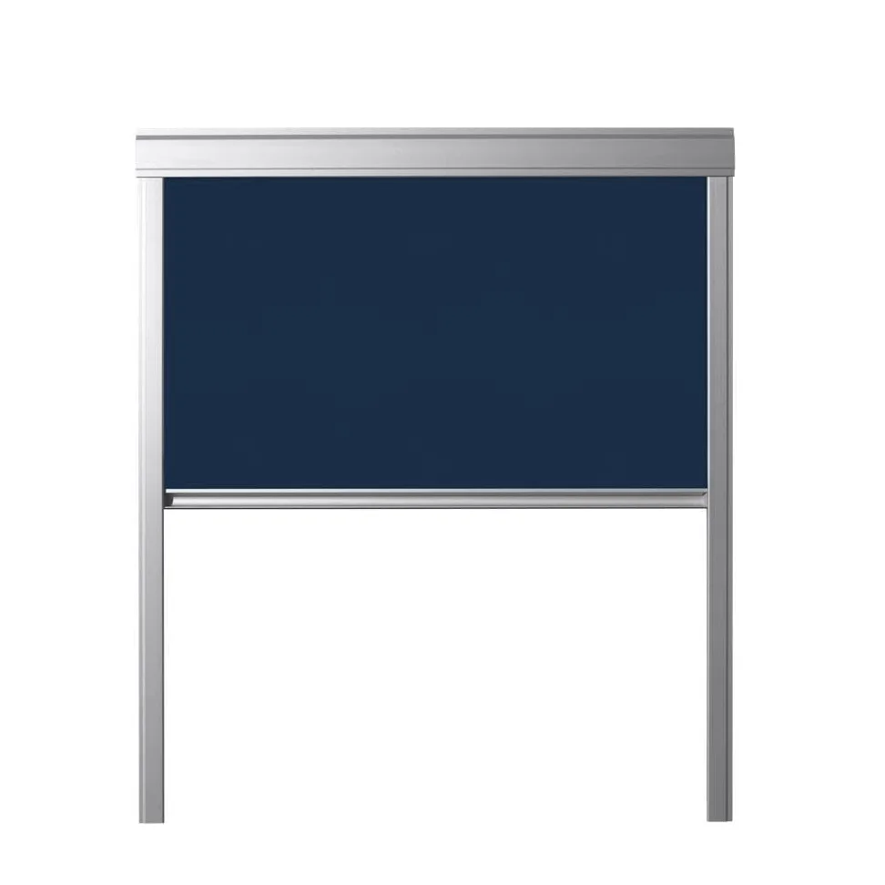 Store occultant pour fenêtre de Toit FK04 / F04 / F4A | pour VELUX, BALIO, DAKSTRA, RoofLITE+, SOLSTRO, DAKEA, LuXtra, Keylight | Obscurcissement Quasi Total | Position réglable | Bleu foncé