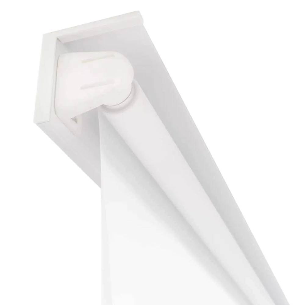 Rideau de Douche à Rouleau Store, résistant à l'eau, séchage Rapide et Facile à Nettoyer, Blanc (à moitié Transparent), 140x240 cm